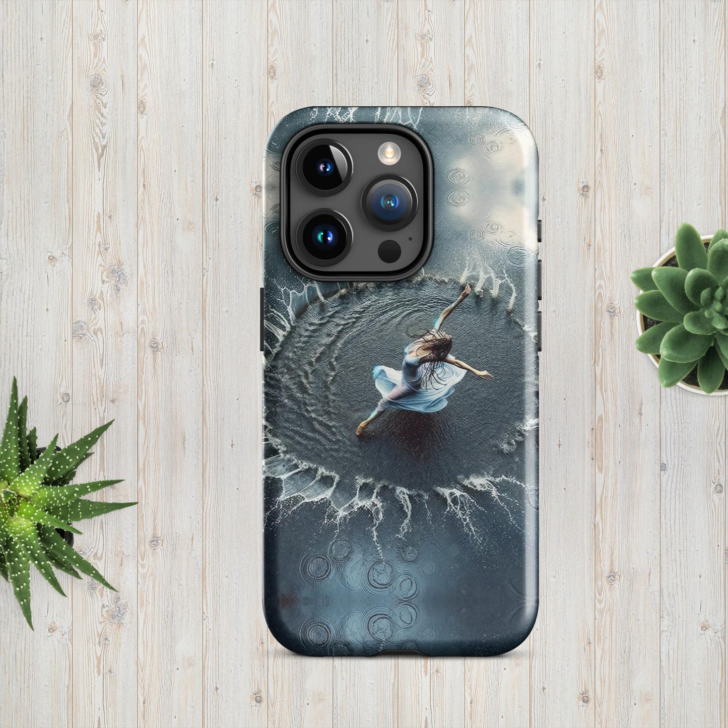 The Hologram Hook Up Glossy / iPhone 15 Pro Puddle Dance Tough Case for iPhone®