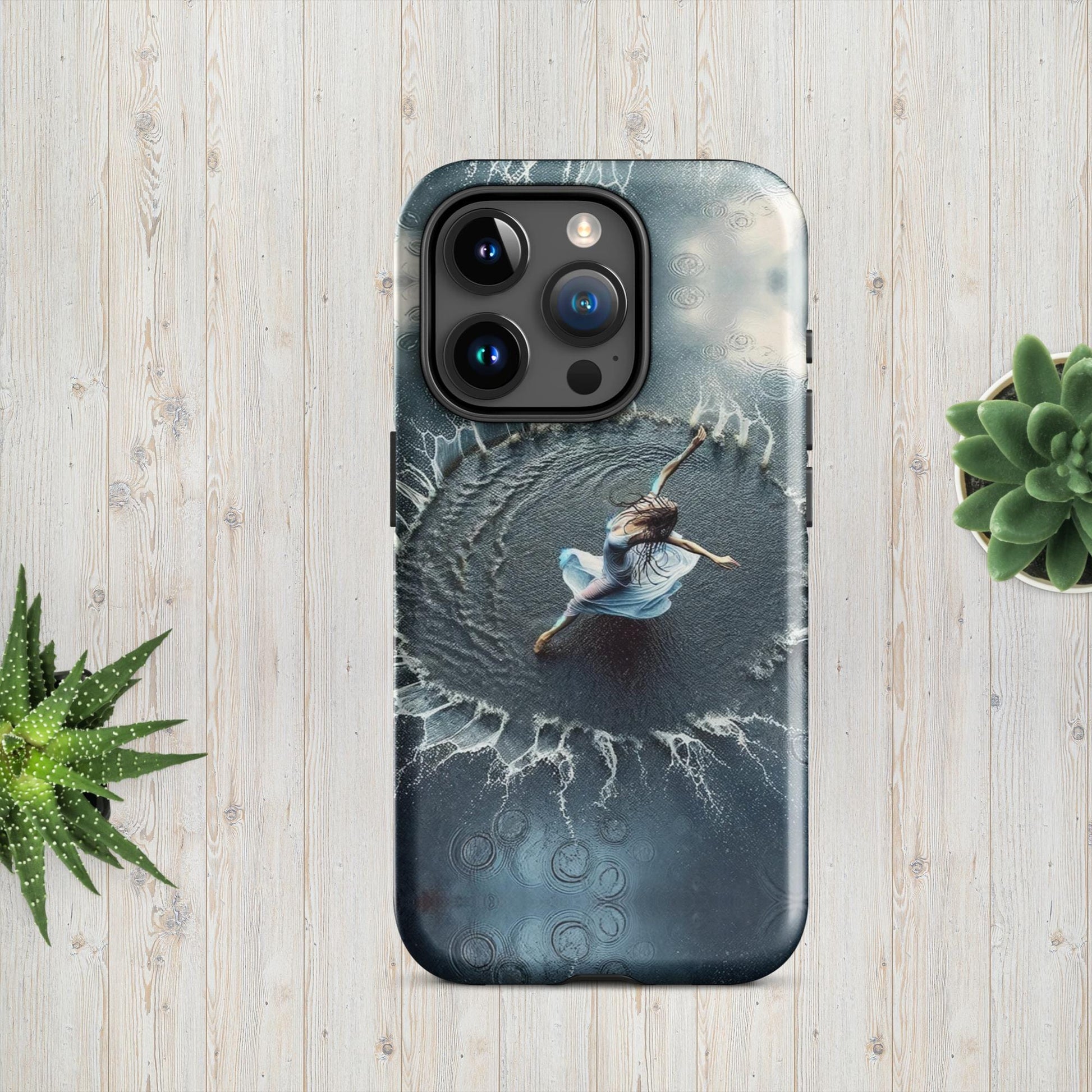 The Hologram Hook Up Glossy / iPhone 15 Pro Puddle Dance Tough Case for iPhone®