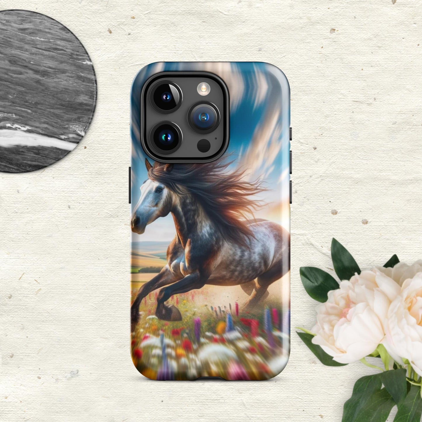 The Hologram Hook Up Glossy / iPhone 15 Pro Speed Horse Tough Case for iPhone®