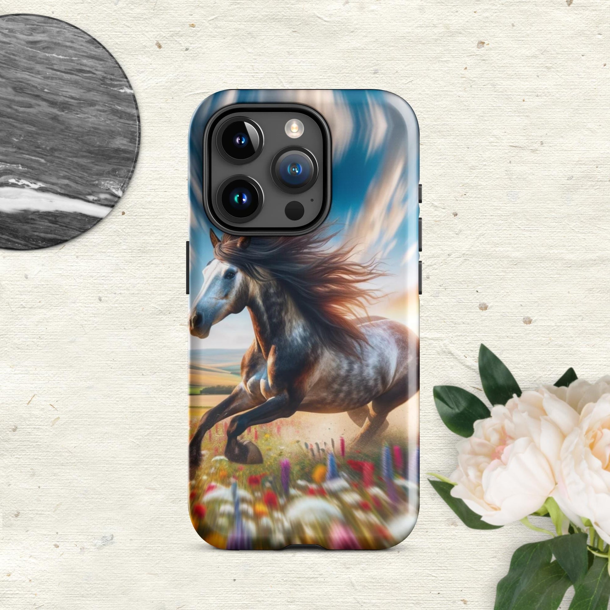 The Hologram Hook Up Glossy / iPhone 15 Pro Speed Horse Tough Case for iPhone®