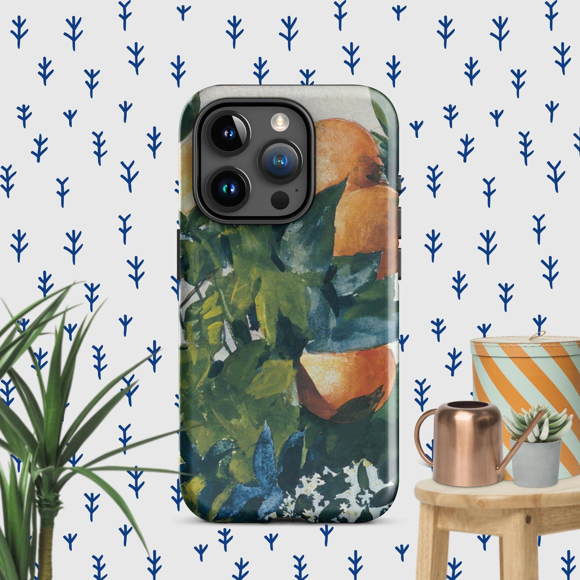 The Hologram Hook Up Glossy / iPhone 15 Pro Winslow's Oranges Tough Case for iPhone®