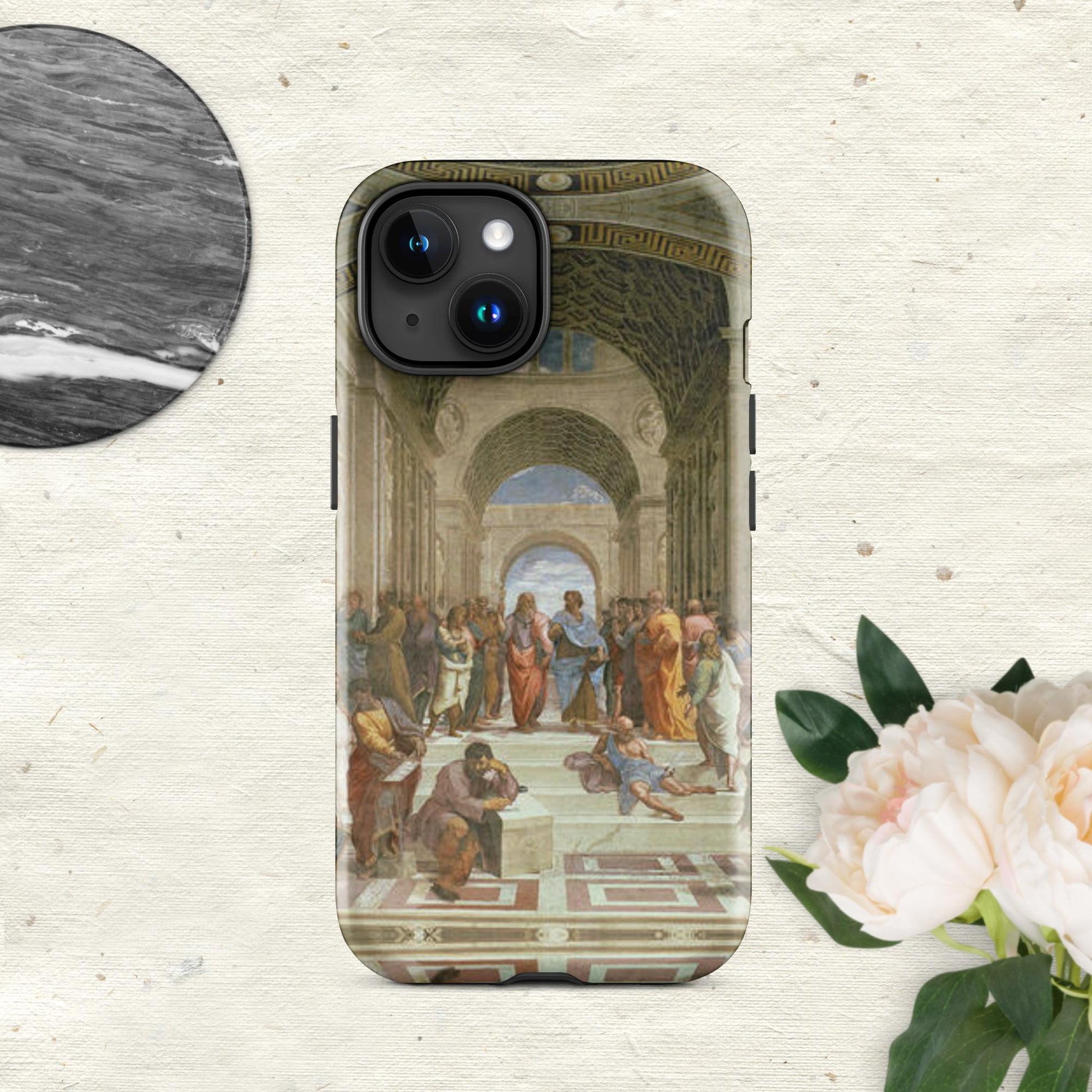 The Hologram Hook Up Glossy / iPhone 15 Reflections of Athens Tough Case for iPhone®