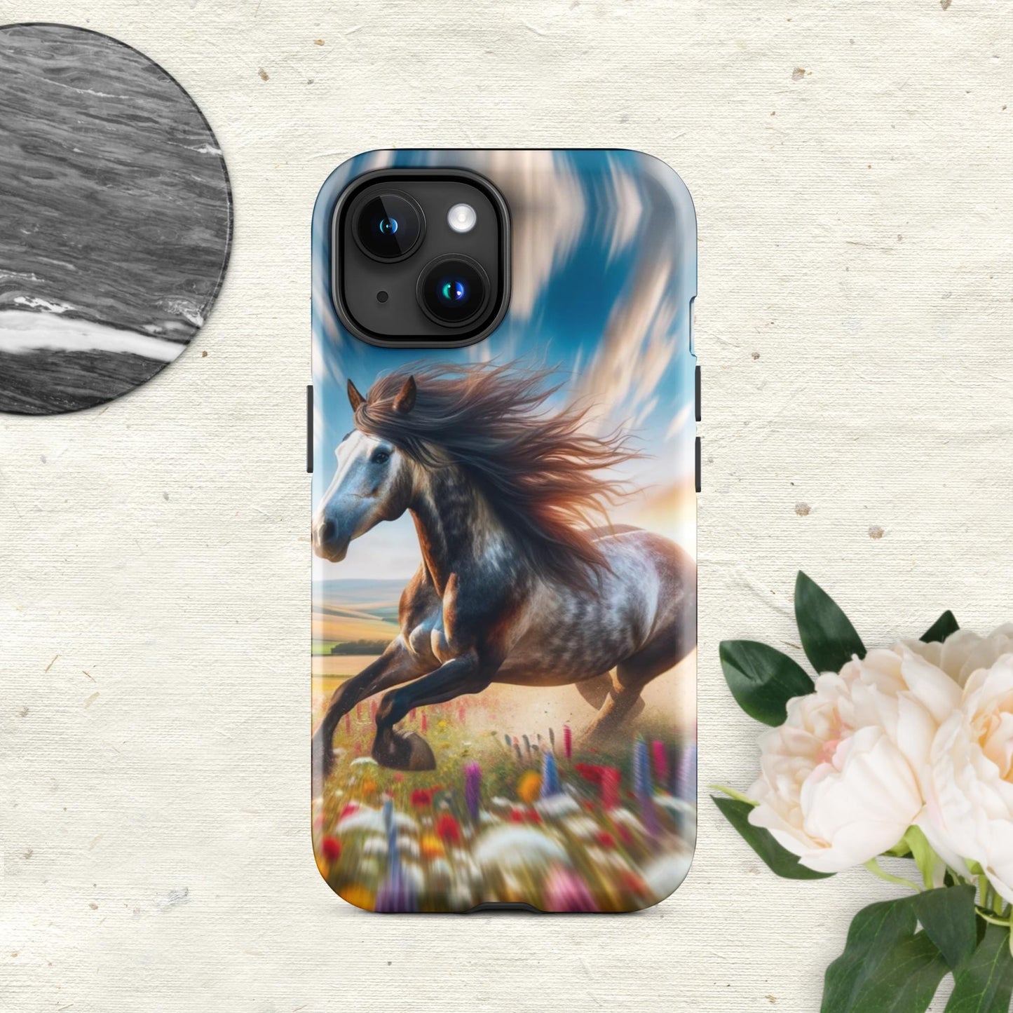 The Hologram Hook Up Glossy / iPhone 15 Speed Horse Tough Case for iPhone®