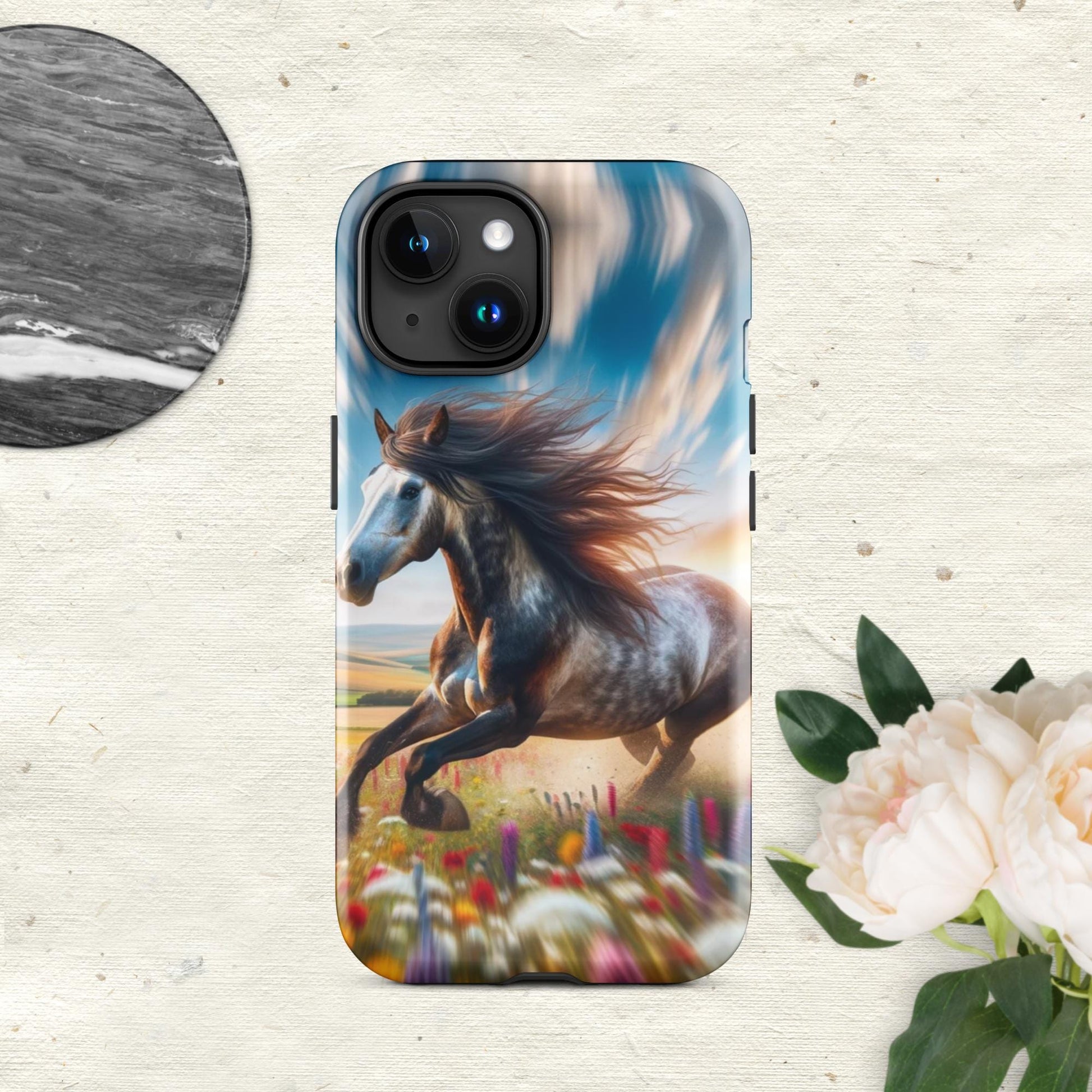The Hologram Hook Up Glossy / iPhone 15 Speed Horse Tough Case for iPhone®
