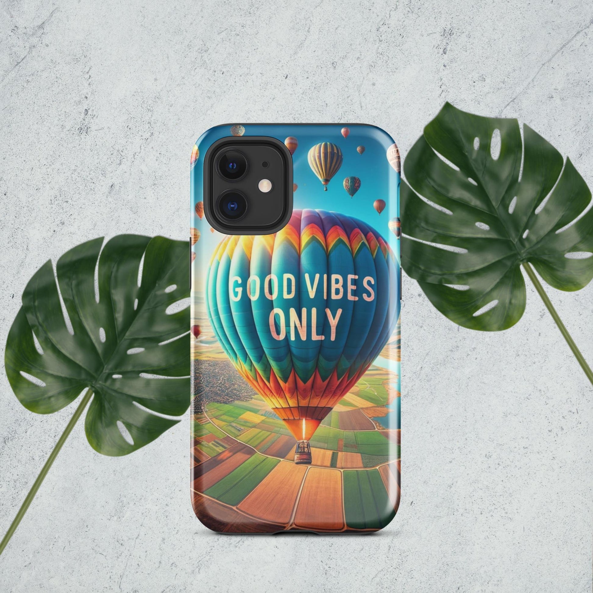 The Hologram Hook Up iPhone 12 mini Good Vibes Only Tough Case for iPhone®