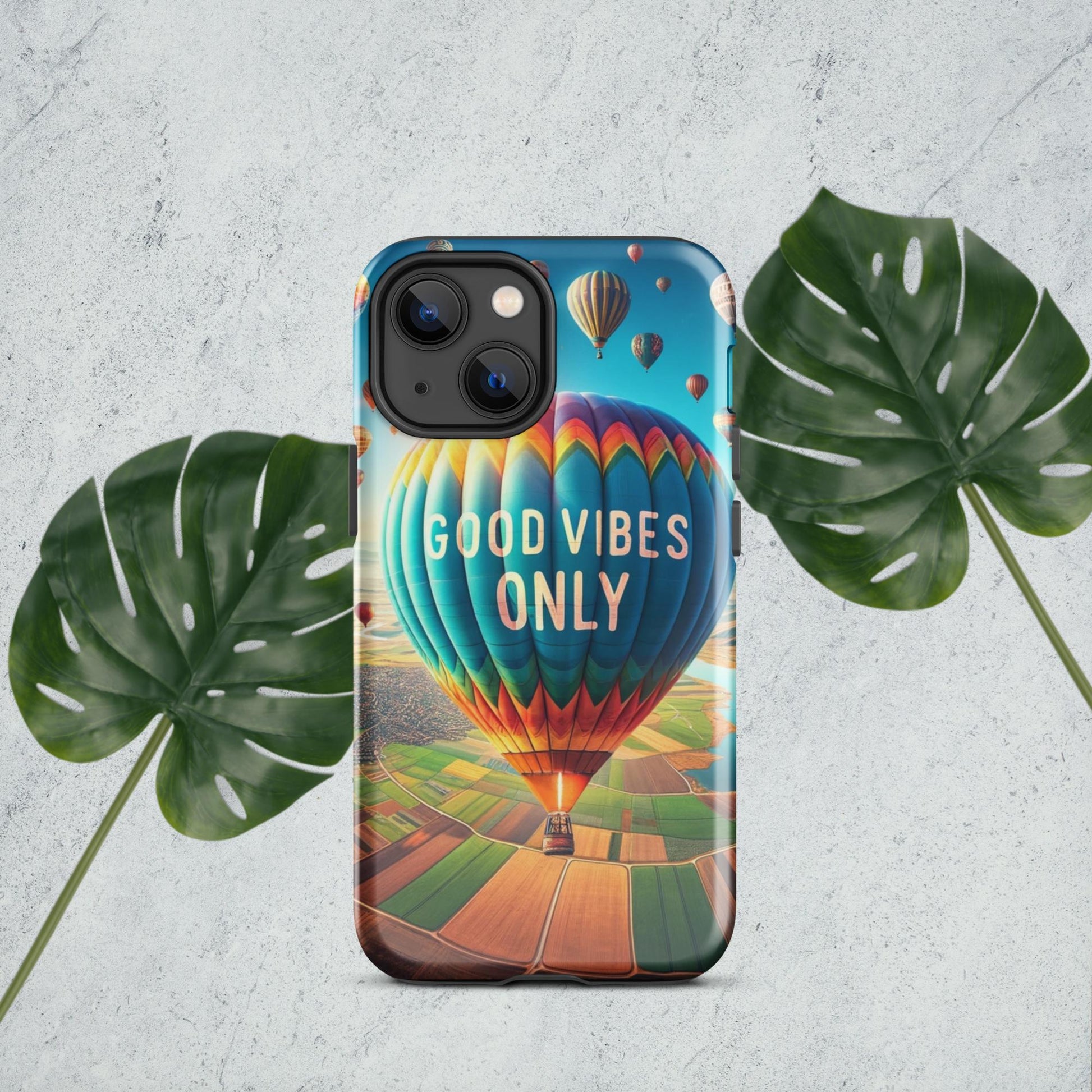 The Hologram Hook Up iPhone 13 mini Good Vibes Only Tough Case for iPhone®