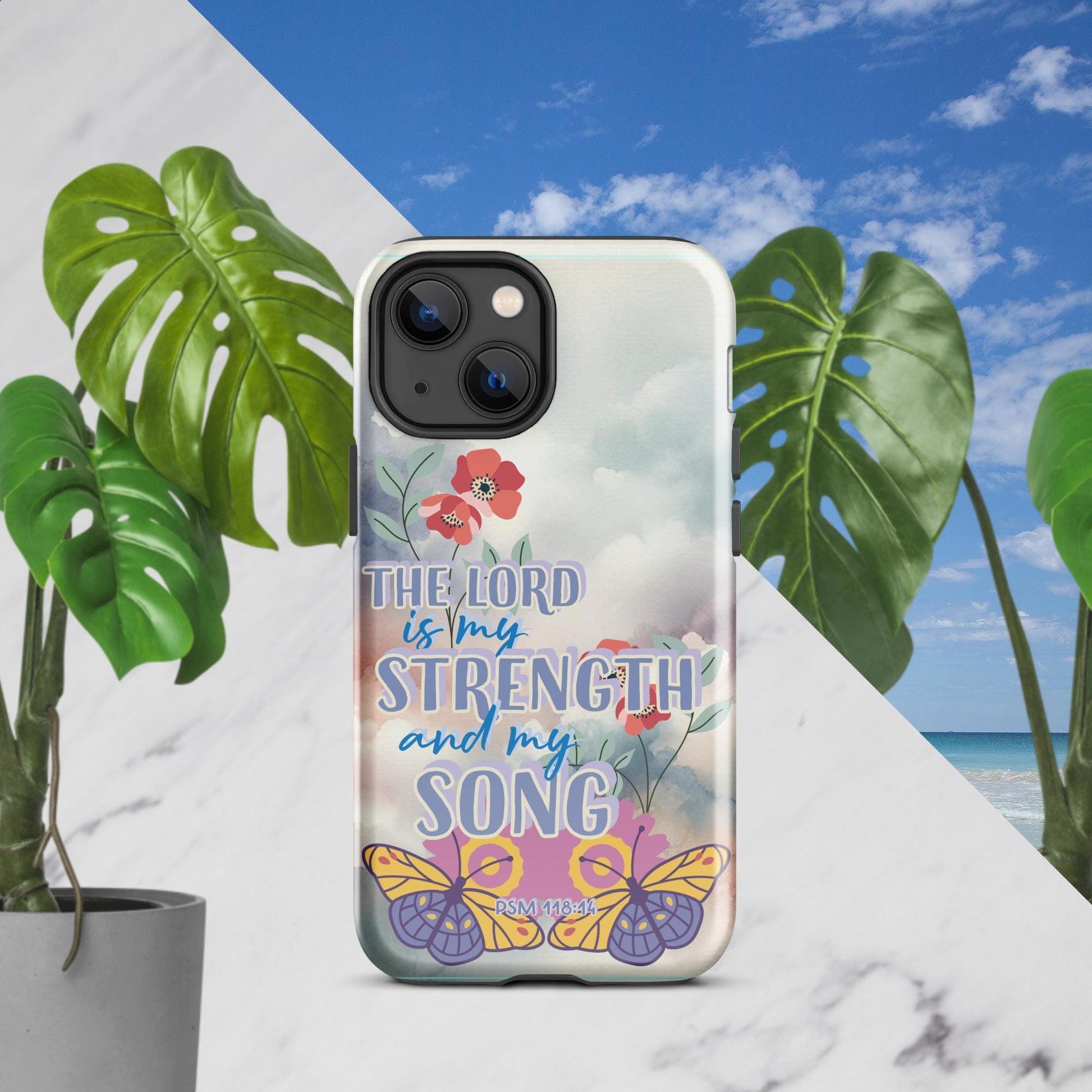 Trendyguard iPhone 13 mini The Lord Is My Strength & My Song Tough Case for iPhone®