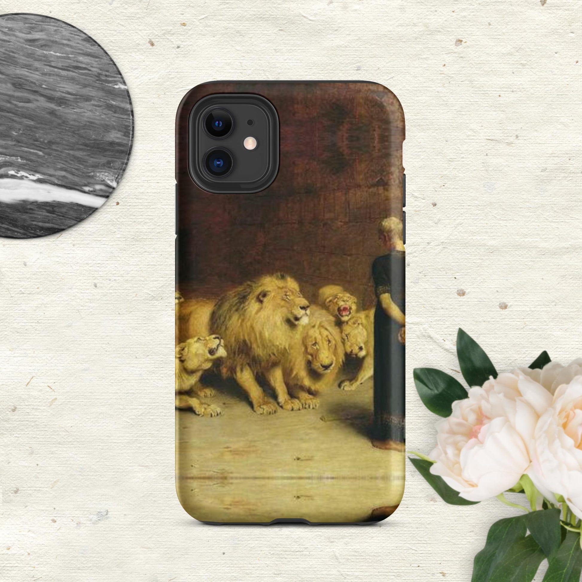 The Hologram Hook Up Matte / iPhone 11 Briton's Lions Tough Case for iPhone®