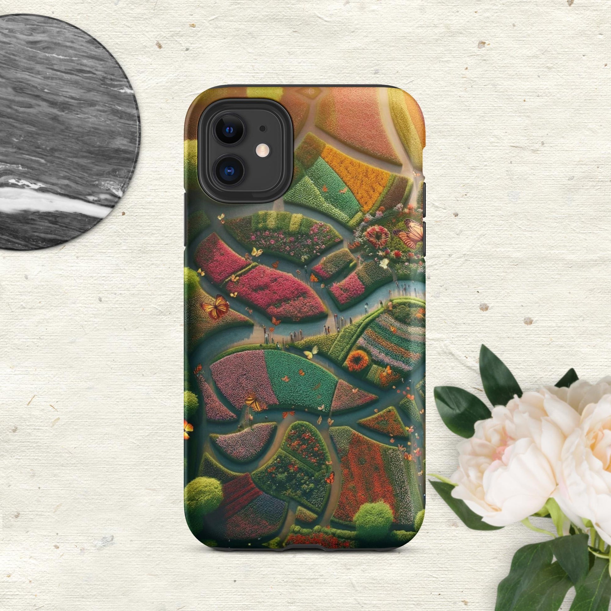 The Hologram Hook Up Matte / iPhone 11 Butterfly Landia Tough Case for iPhone®