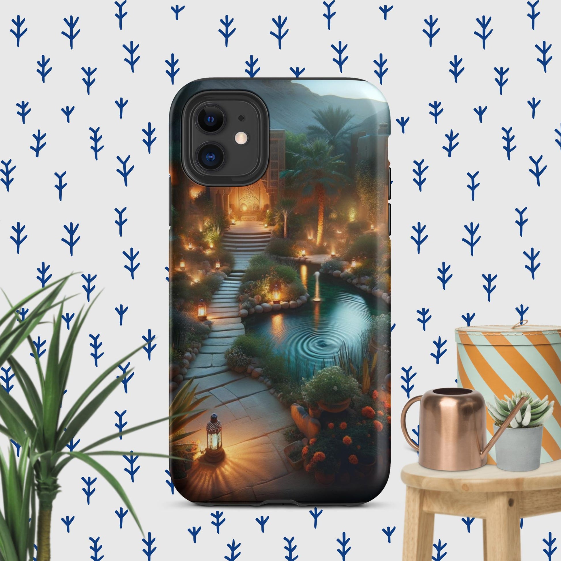 The Hologram Hook Up Matte / iPhone 11 Peaceful Tranquility Tough Case for iPhone®