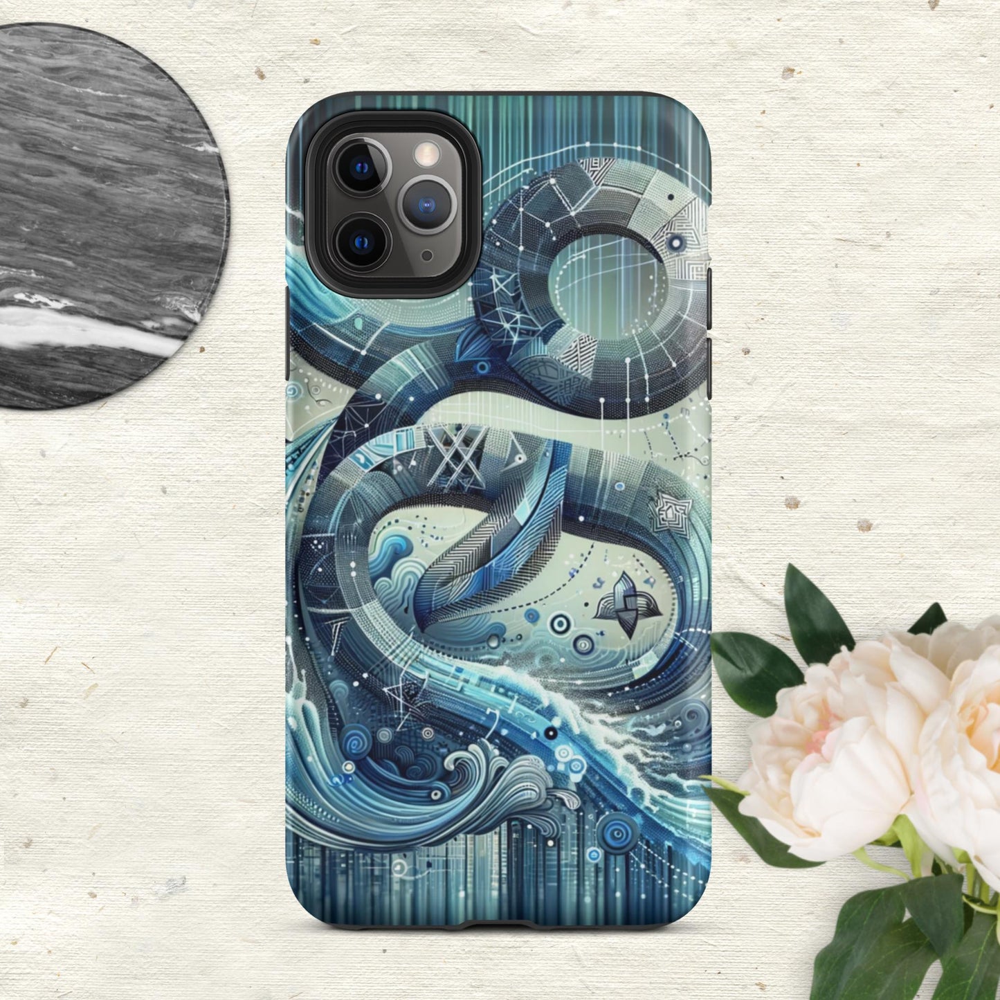 The Hologram Hook Up Matte / iPhone 11 Pro Max Aquarius Tough Case for iPhone®