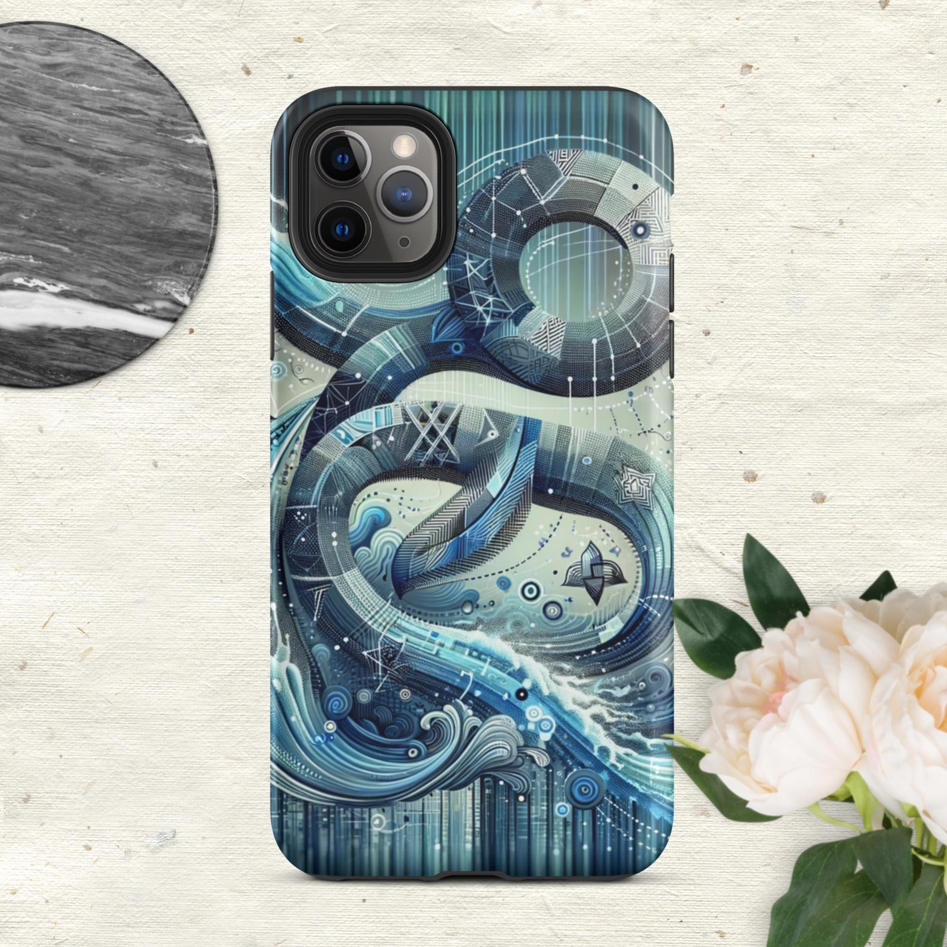 The Hologram Hook Up Matte / iPhone 11 Pro Max Aquarius Tough Case for iPhone®