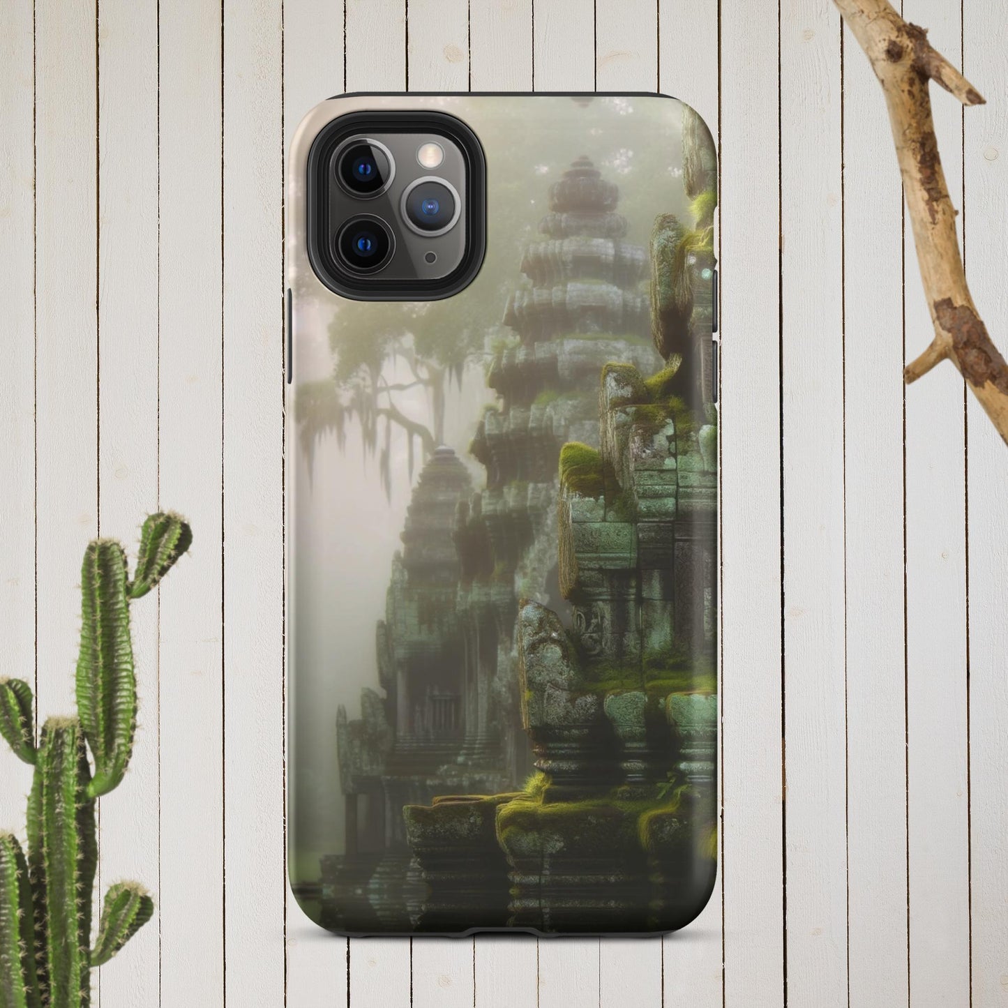 The Hologram Hook Up Matte / iPhone 11 Pro Max Cascading Temples Tough Case for iPhone®