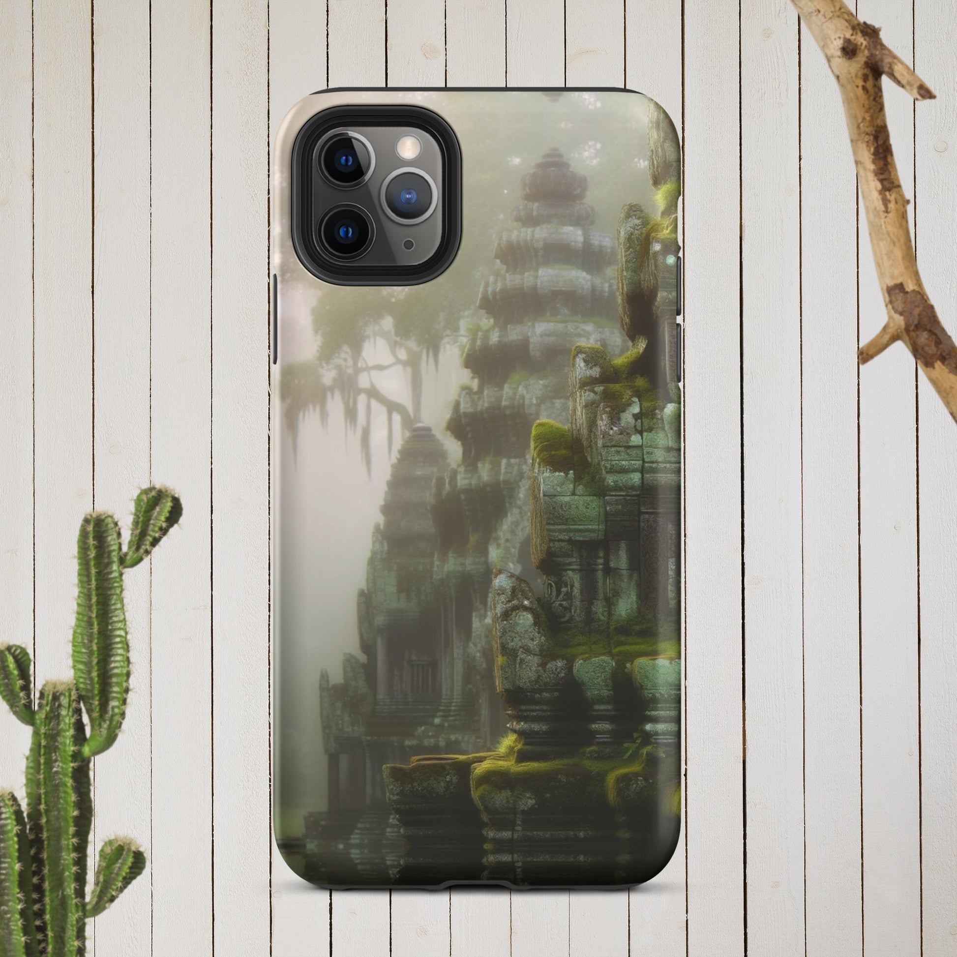 The Hologram Hook Up Matte / iPhone 11 Pro Max Cascading Temples Tough Case for iPhone®