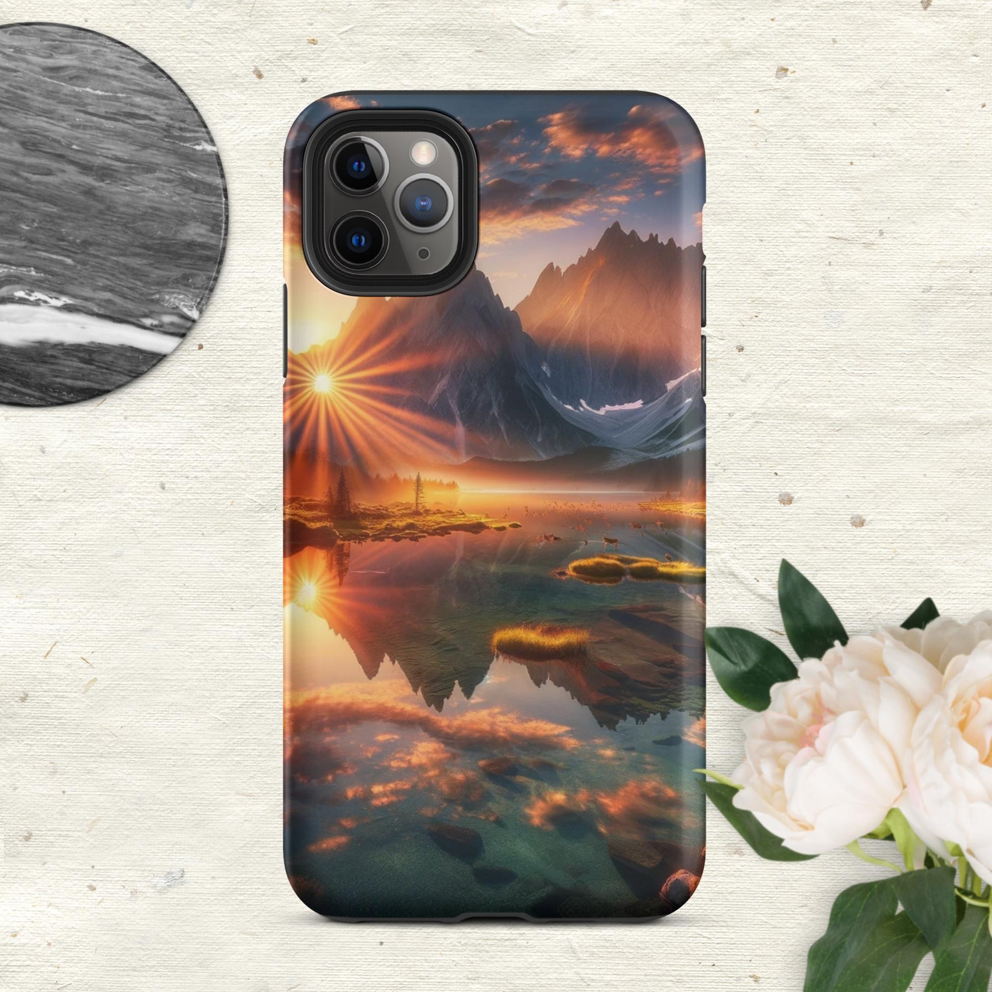 The Hologram Hook Up Matte / iPhone 11 Pro Max Eye Of The Mountain Tough Case for iPhone®