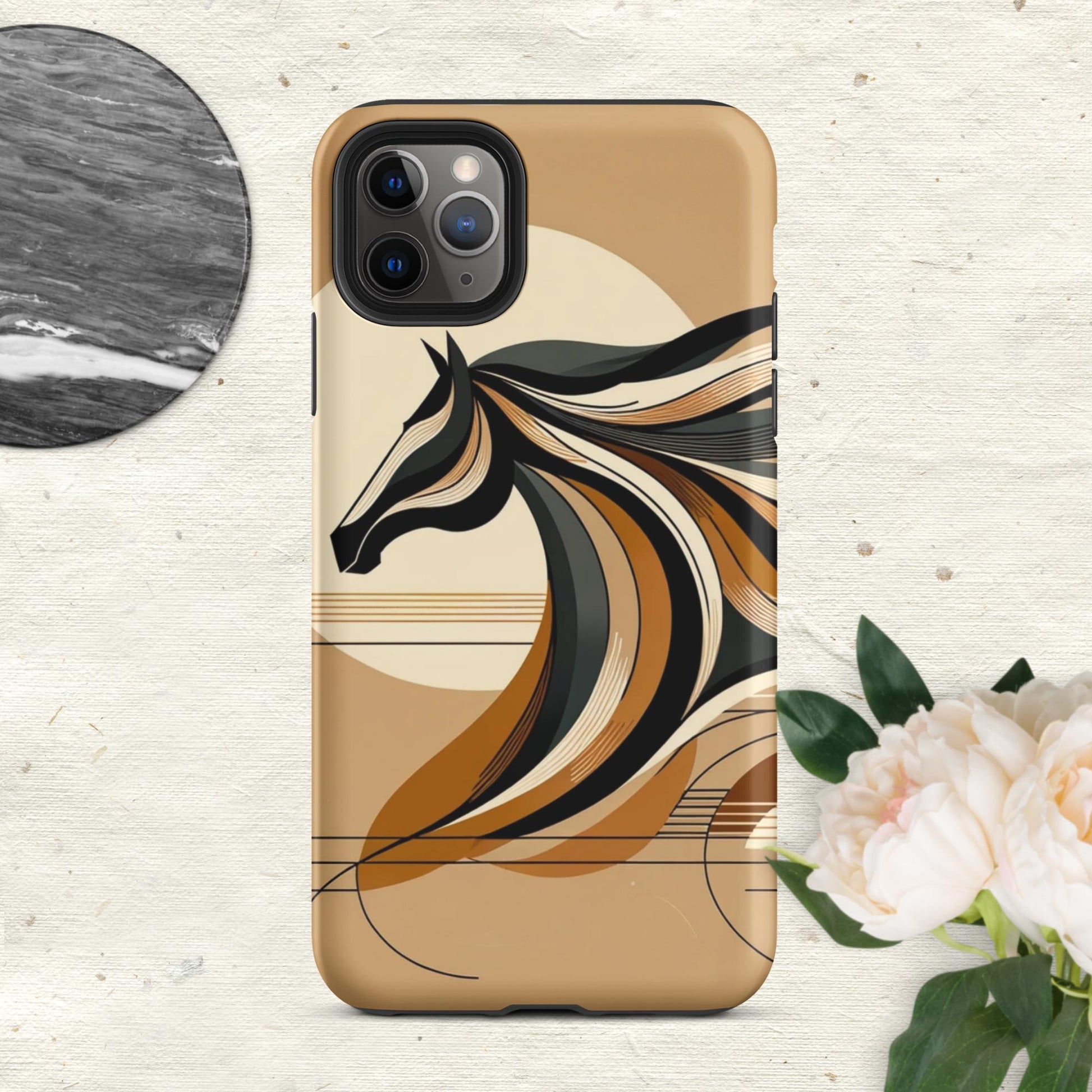 The Hologram Hook Up Matte / iPhone 11 Pro Max Horse Icon Tough Case for iPhone®