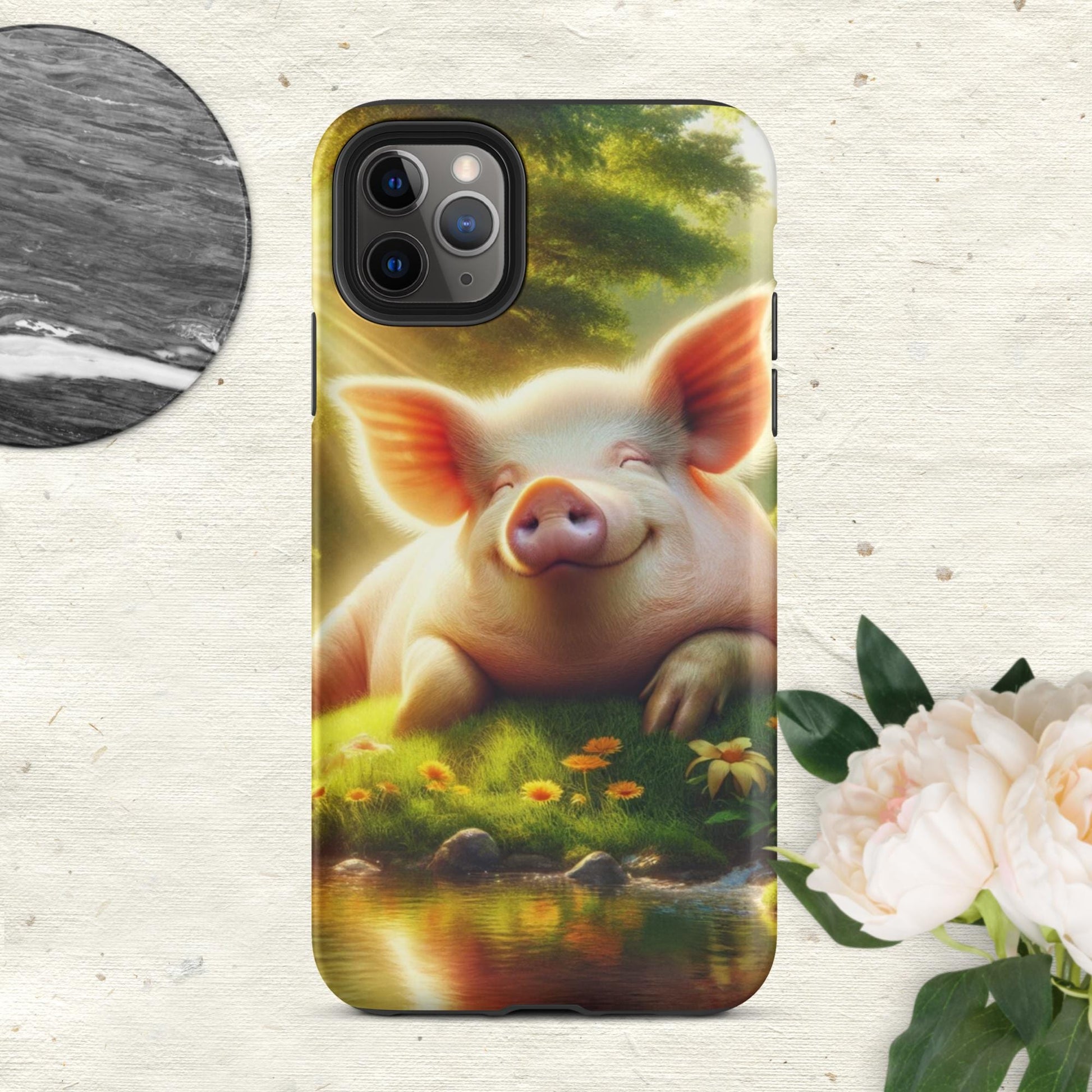 The Hologram Hook Up Matte / iPhone 11 Pro Max Pig Tough Case for iPhone®