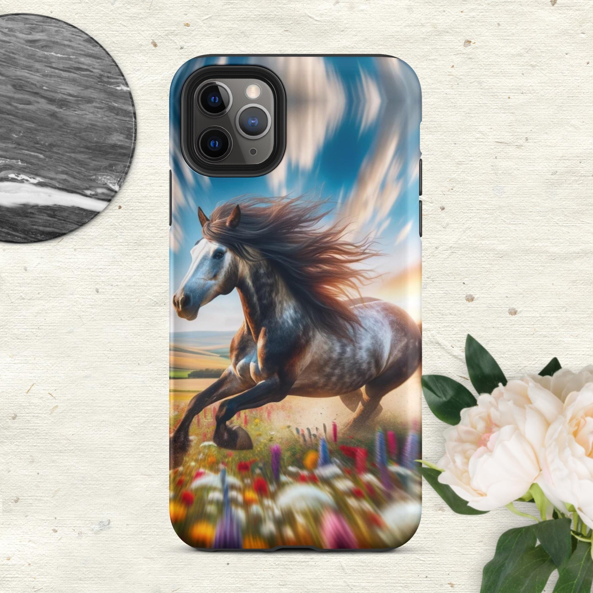The Hologram Hook Up Matte / iPhone 11 Pro Max Speed Horse Tough Case for iPhone®