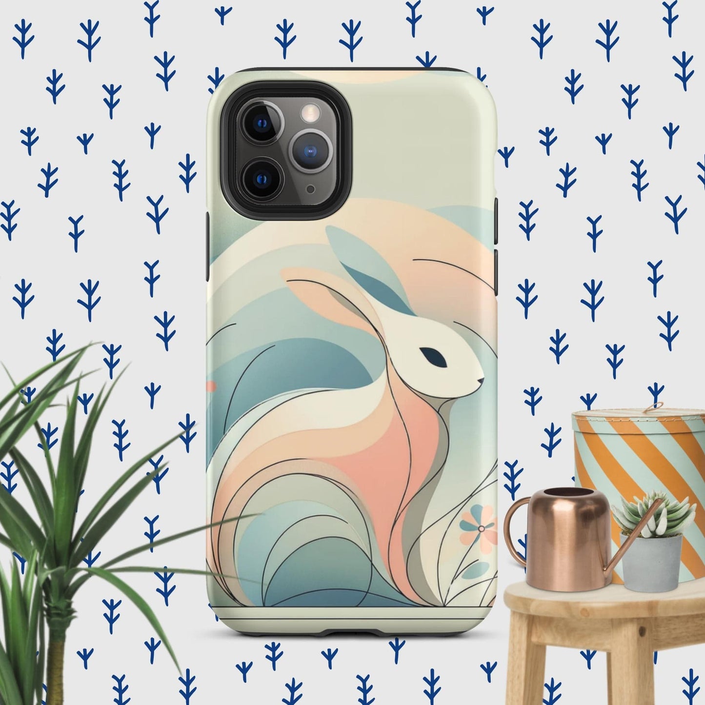 The Hologram Hook Up Matte / iPhone 11 Pro Rabbit Icon Tough Case for iPhone®
