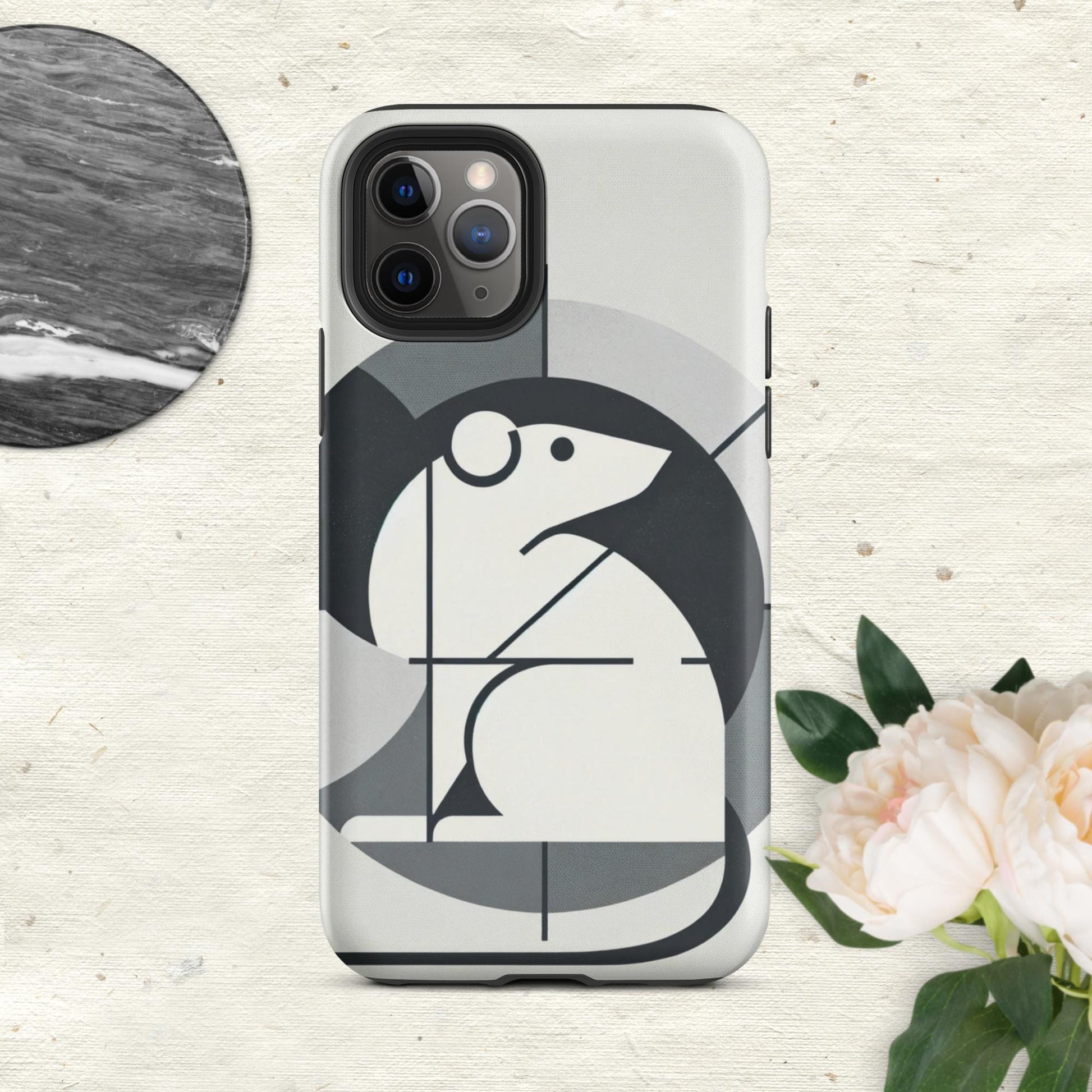 The Hologram Hook Up Matte / iPhone 11 Pro Rat Icon Tough Case for iPhone®