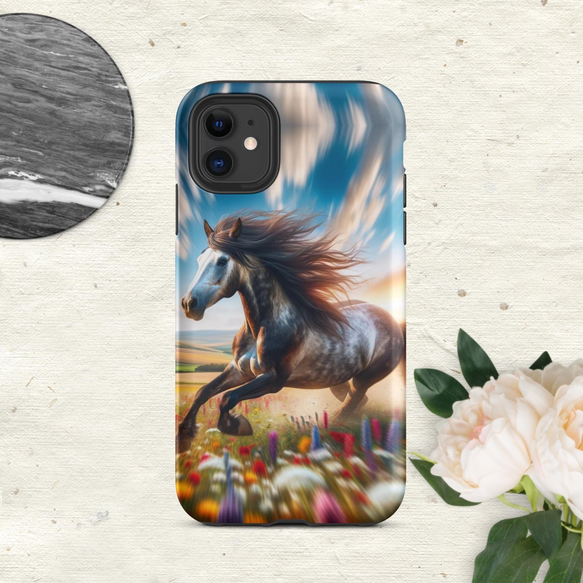 The Hologram Hook Up Matte / iPhone 11 Speed Horse Tough Case for iPhone®