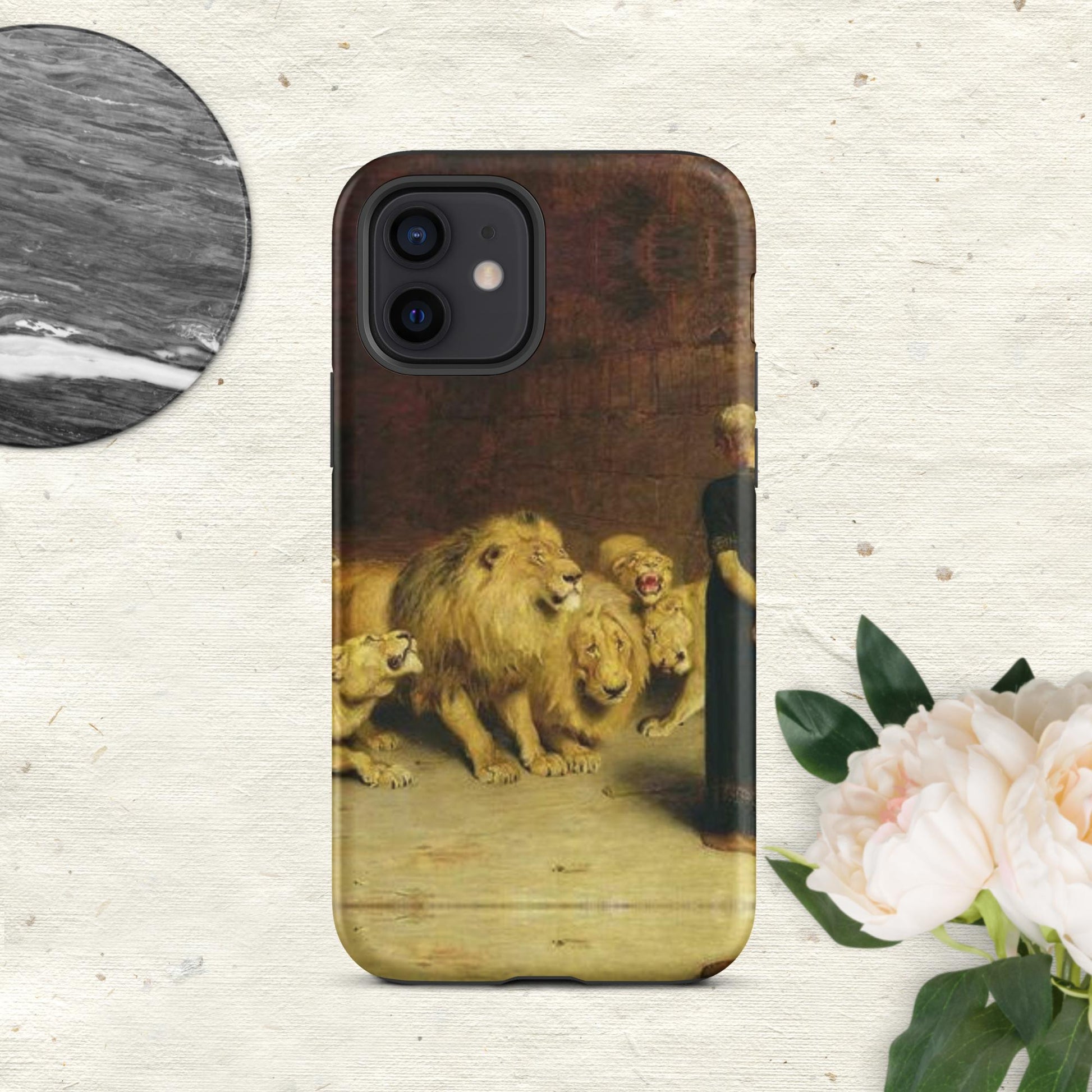 The Hologram Hook Up Matte / iPhone 12 Briton's Lions Tough Case for iPhone®