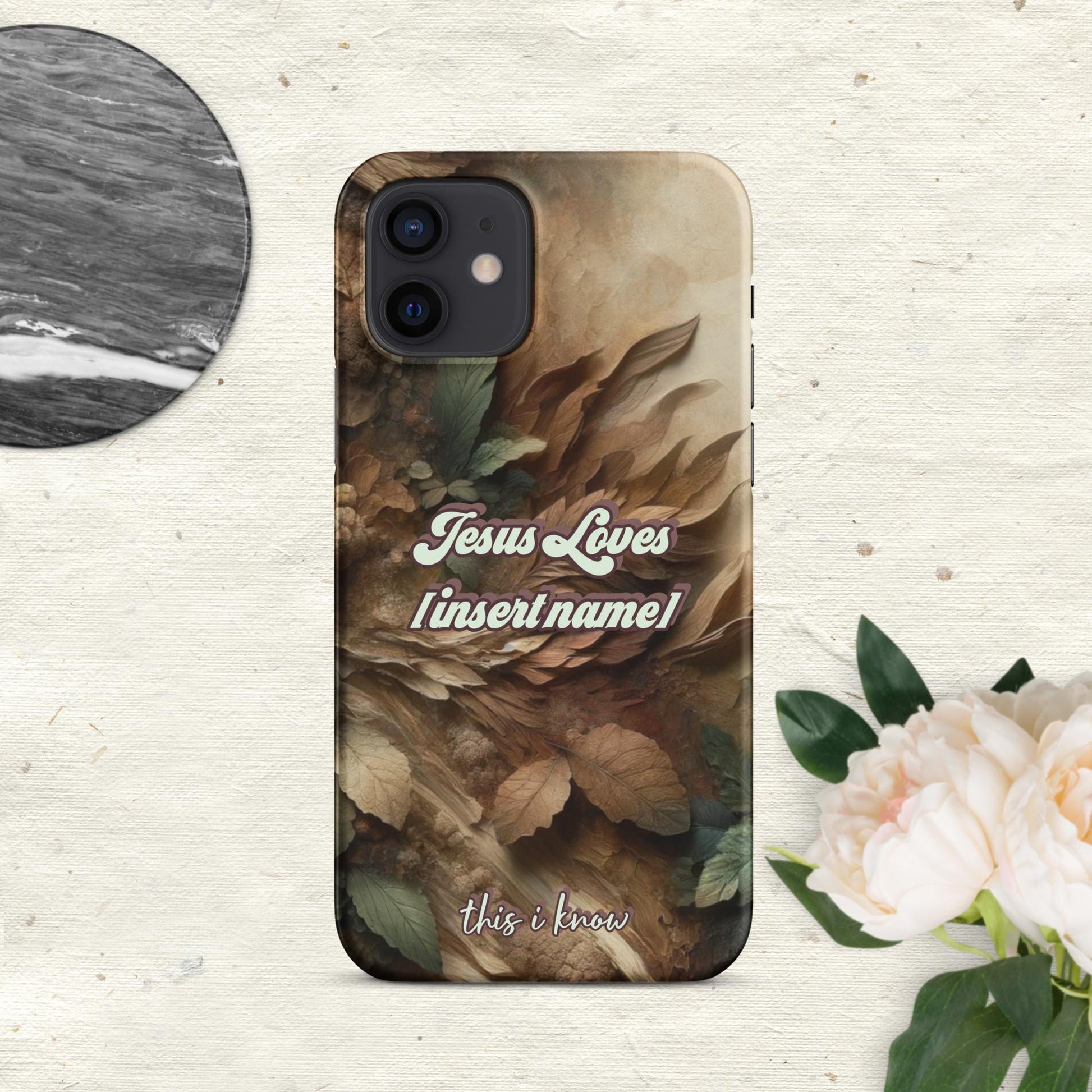 Trendyguard Matte / iPhone 12 Jesus Loves [insertname] This I Know | Custom Snap case for iPhone®