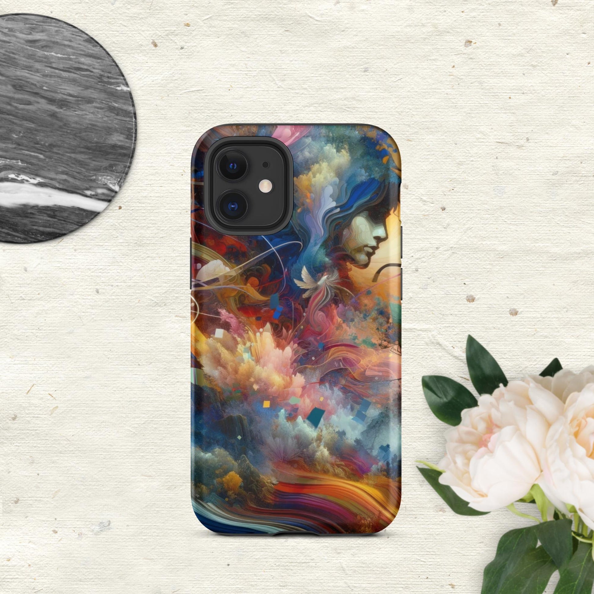 The Hologram Hook Up Matte / iPhone 12 mini Blossoming Mind Tough Case for iPhone®