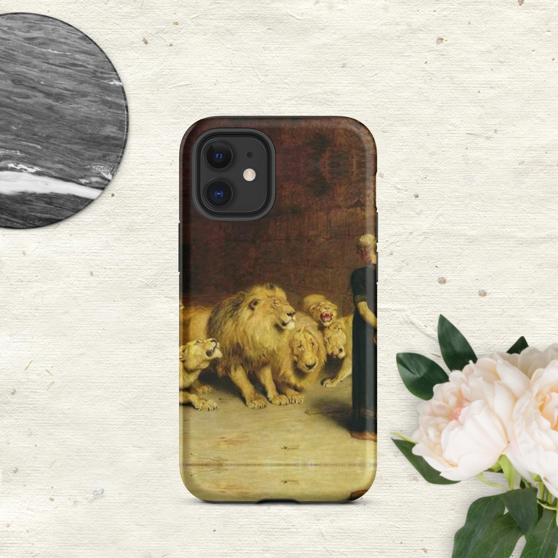 The Hologram Hook Up Matte / iPhone 12 mini Briton's Lions Tough Case for iPhone®