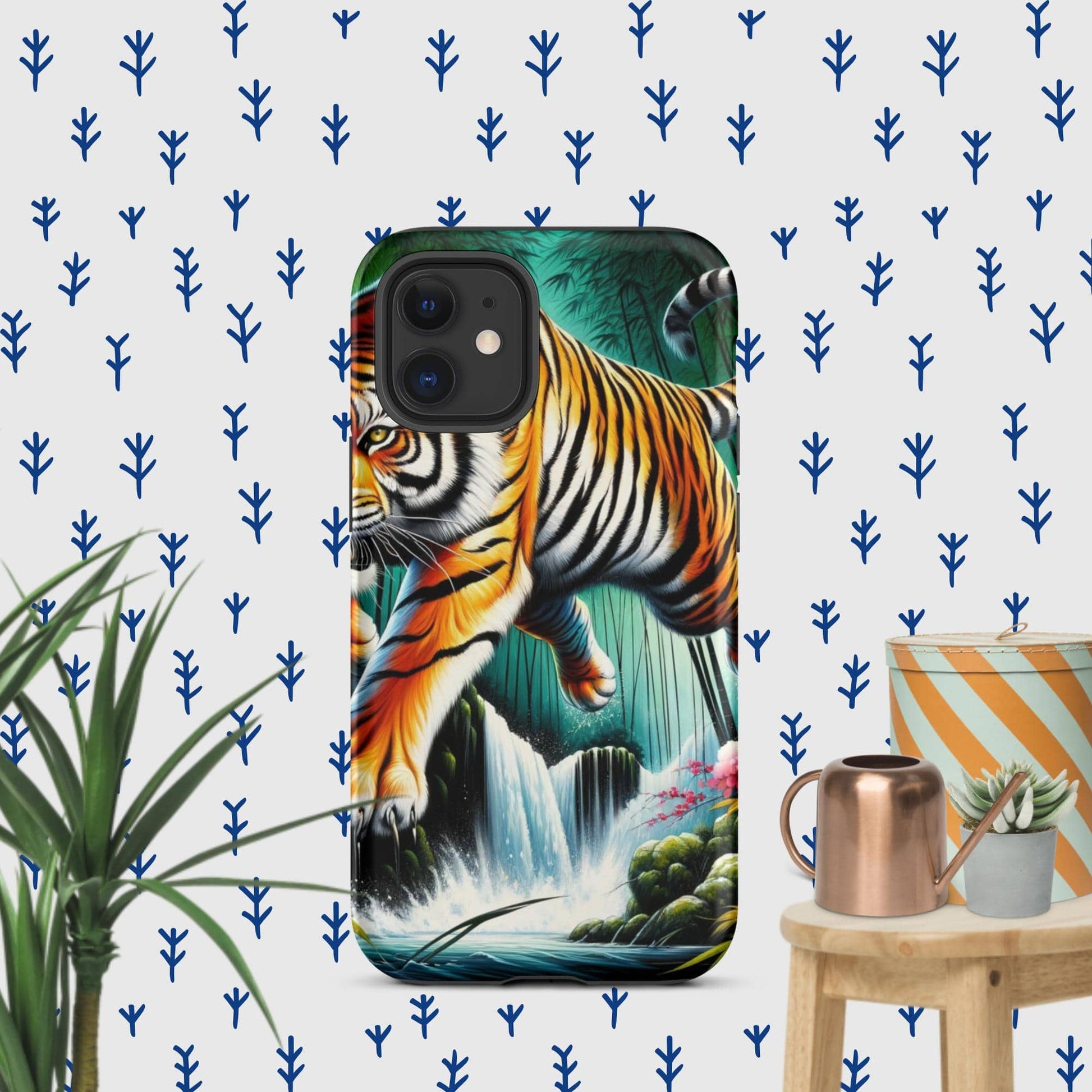 The Hologram Hook Up Matte / iPhone 12 mini Tiger Tough Case for iPhone®