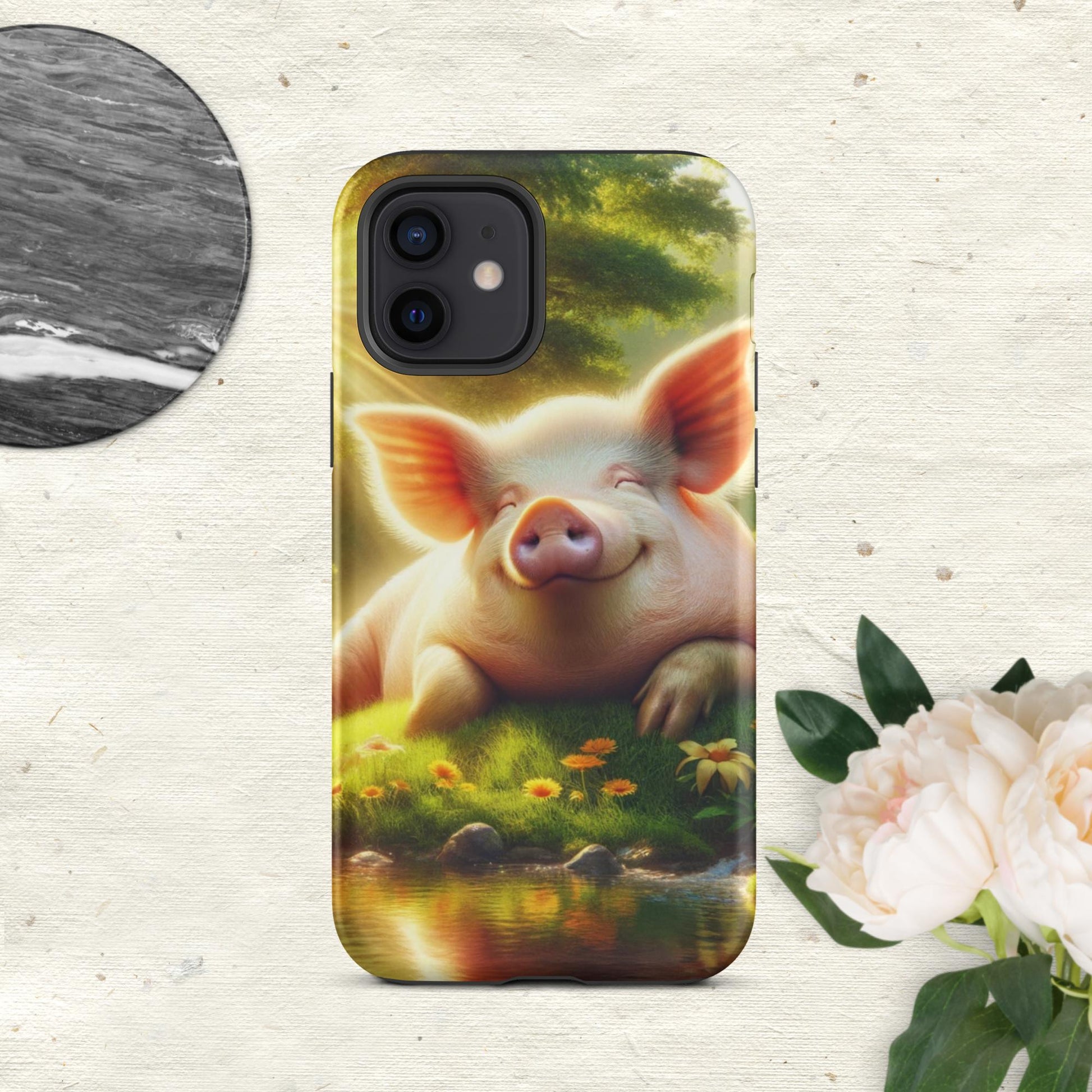 The Hologram Hook Up Matte / iPhone 12 Pig Tough Case for iPhone®