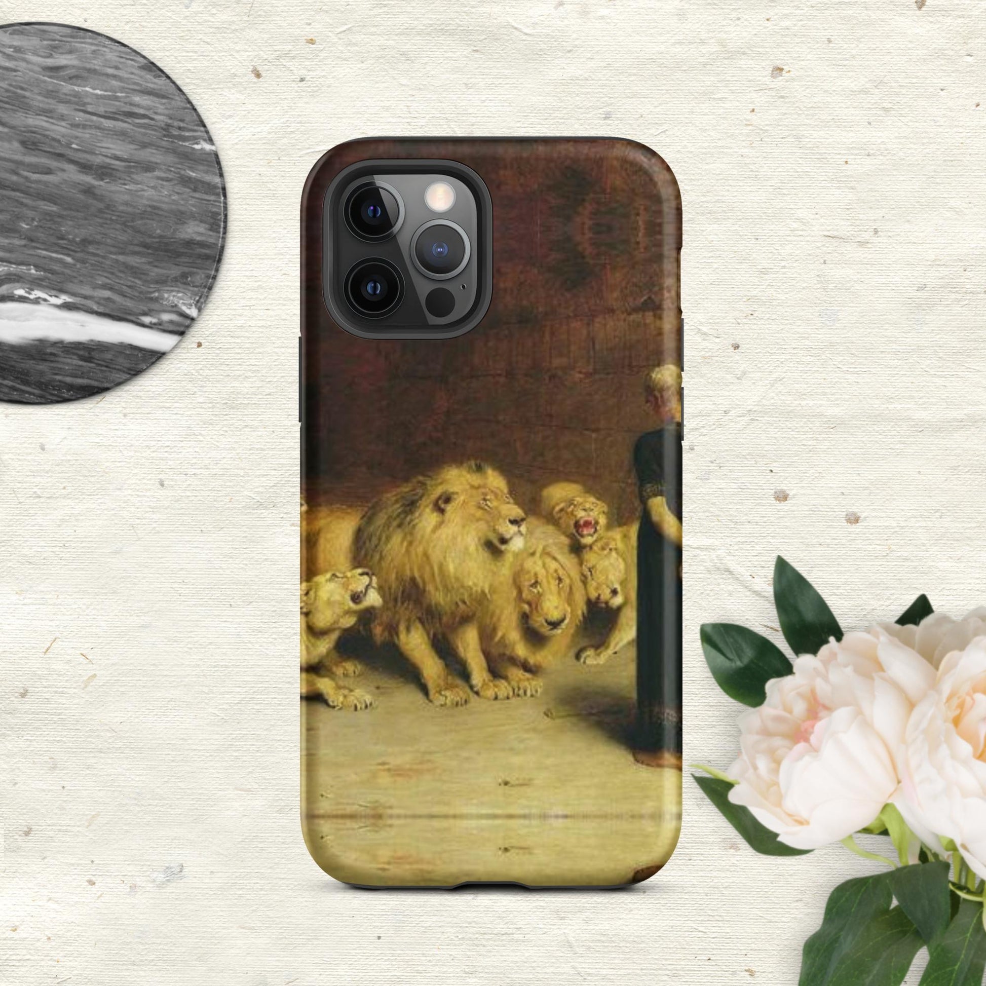 The Hologram Hook Up Matte / iPhone 12 Pro Briton's Lions Tough Case for iPhone®