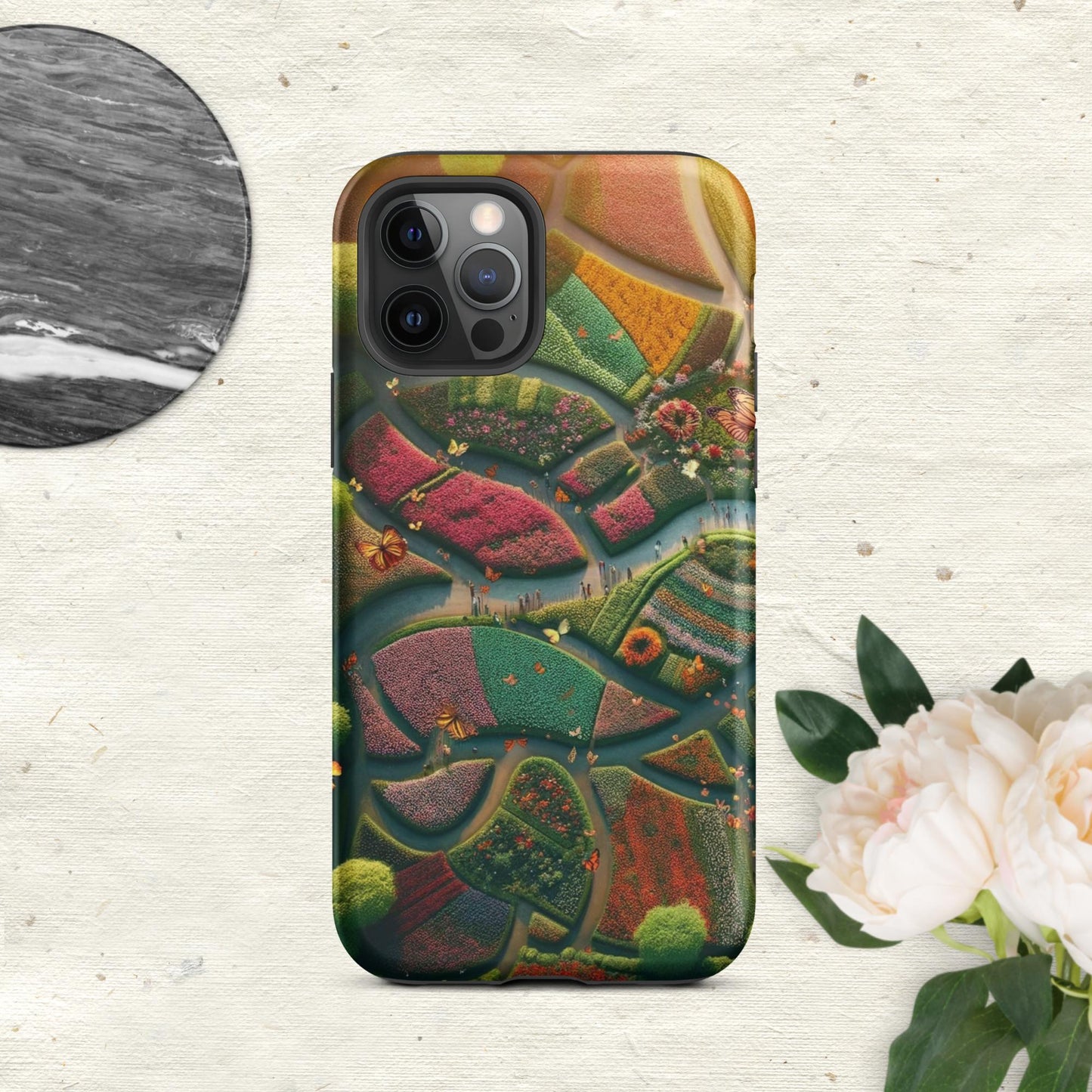 The Hologram Hook Up Matte / iPhone 12 Pro Butterfly Landia Tough Case for iPhone®