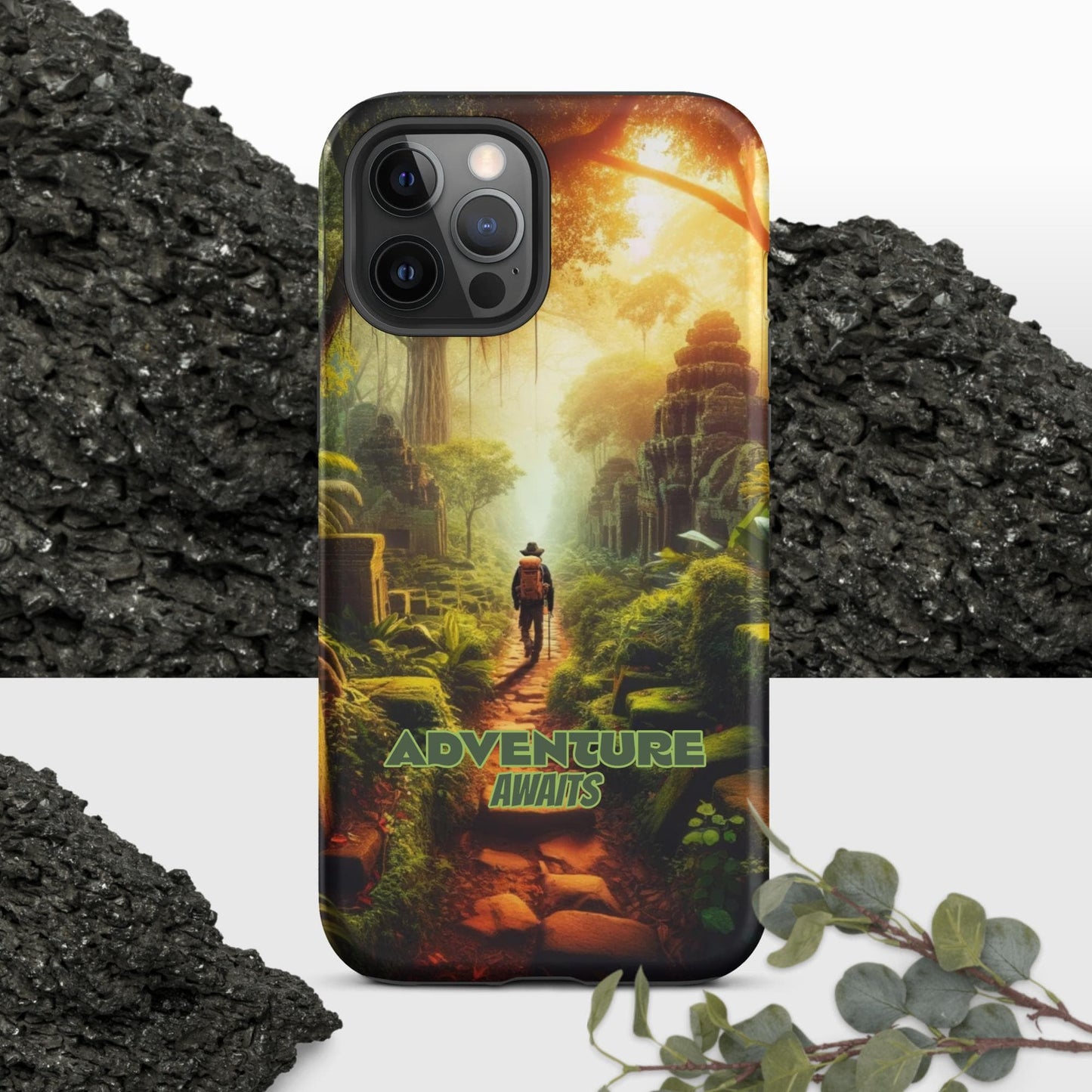 Trendyguard Matte / iPhone 12 Pro Max Adventure Awaits Tough Case for iPhone®