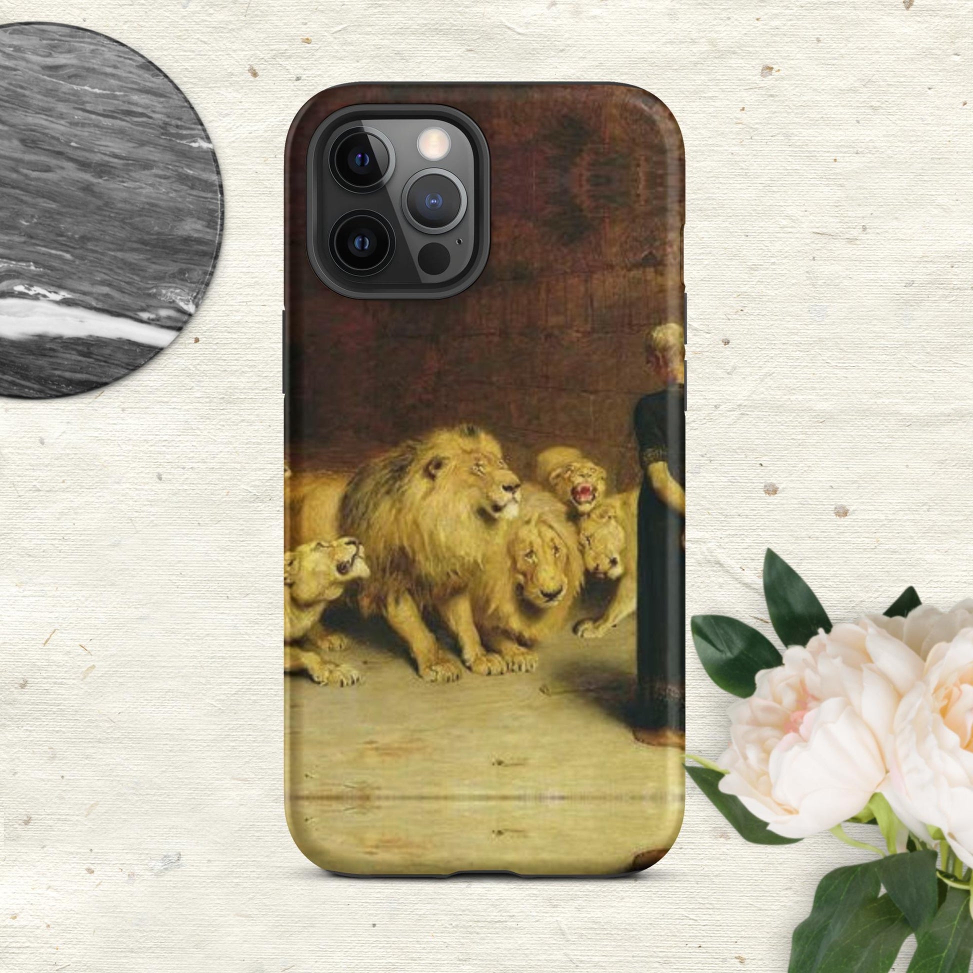 The Hologram Hook Up Matte / iPhone 12 Pro Max Briton's Lions Tough Case for iPhone®