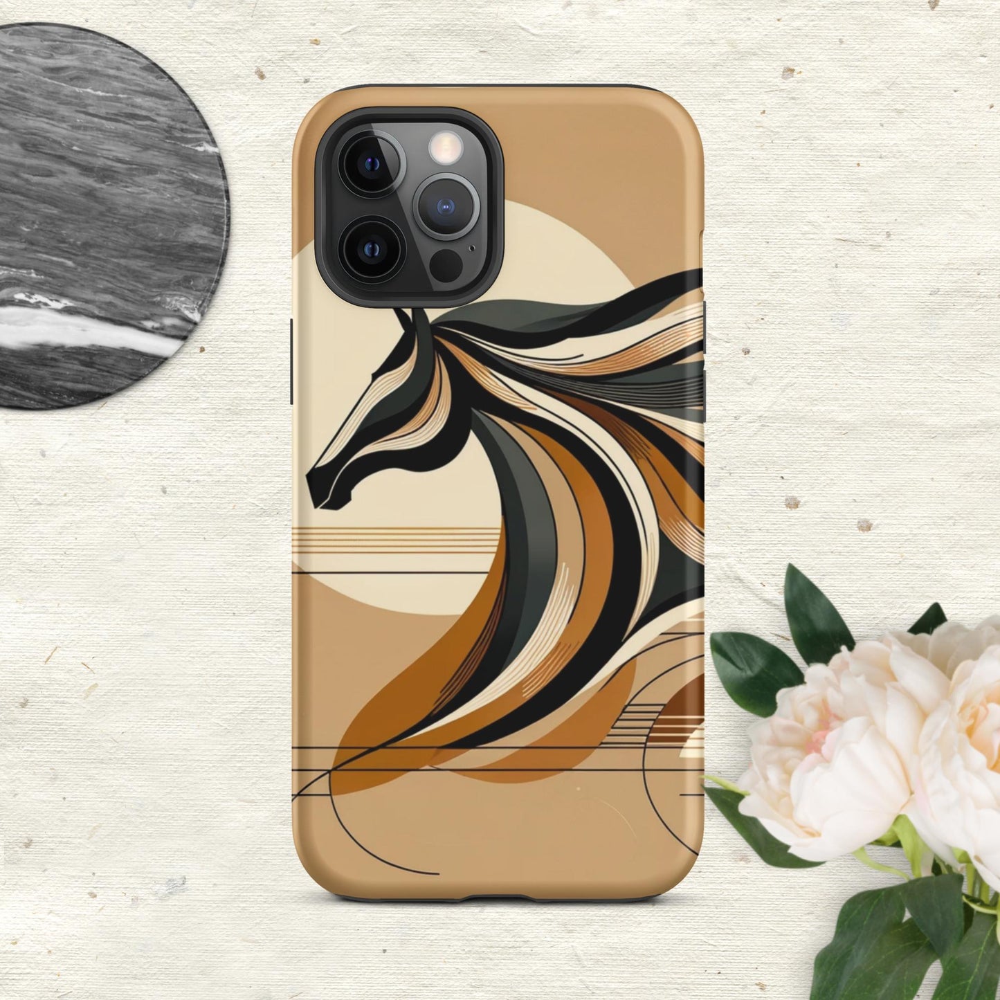 The Hologram Hook Up Matte / iPhone 12 Pro Max Horse Icon Tough Case for iPhone®