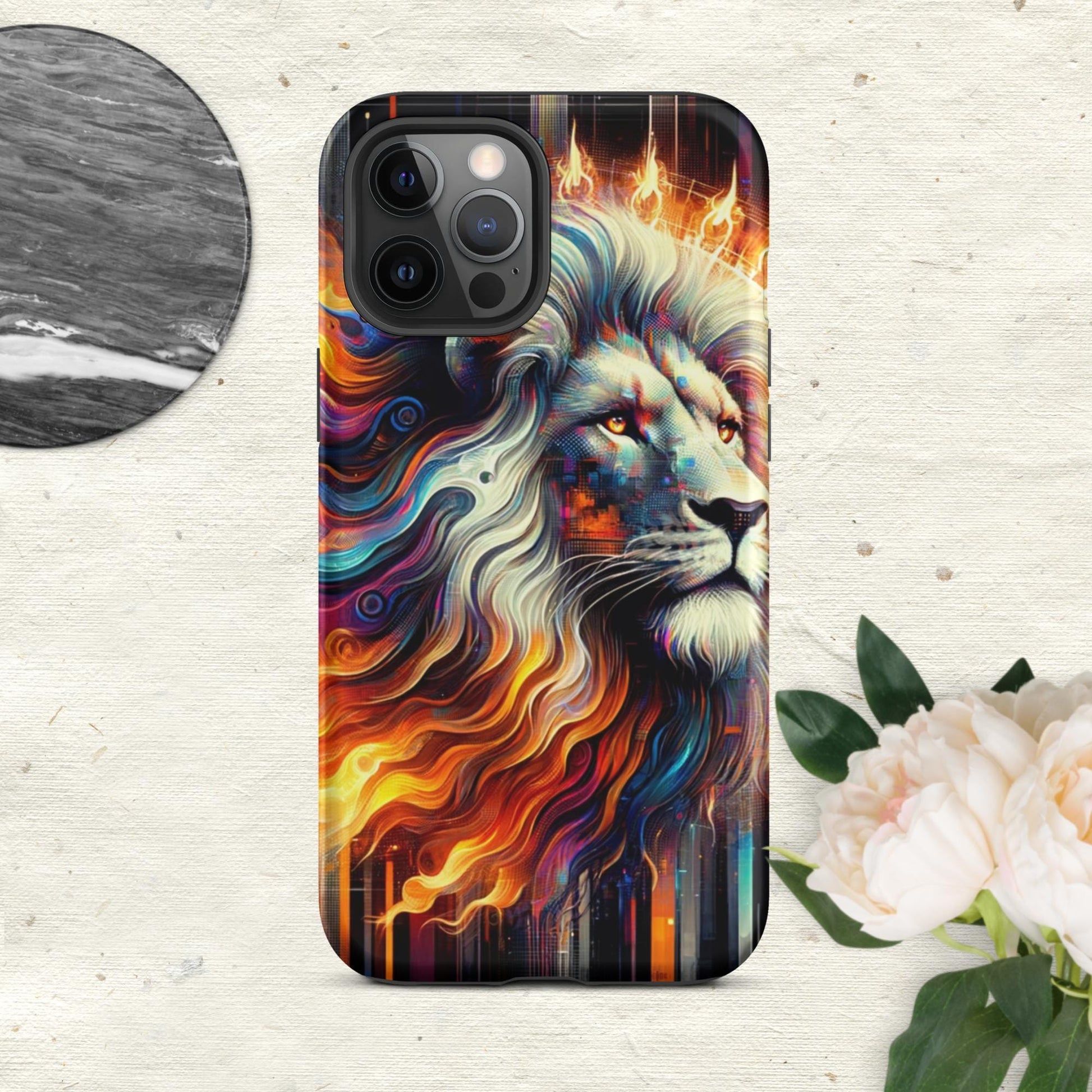 The Hologram Hook Up Matte / iPhone 12 Pro Max Leo Tough Case for iPhone®