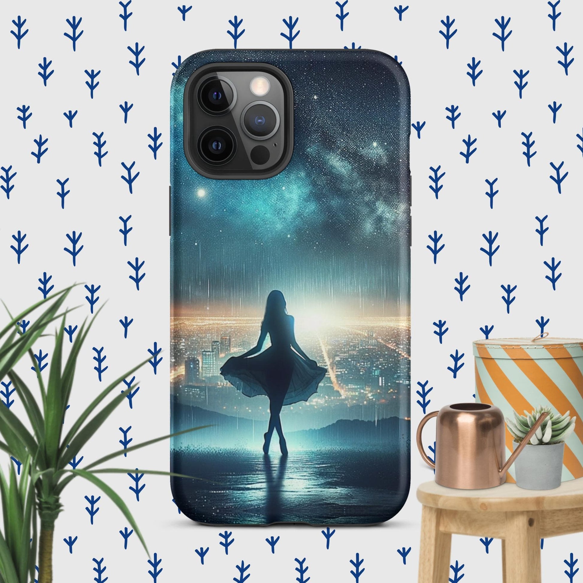 The Hologram Hook Up Matte / iPhone 12 Pro Max Night Dance Tough Case for iPhone®