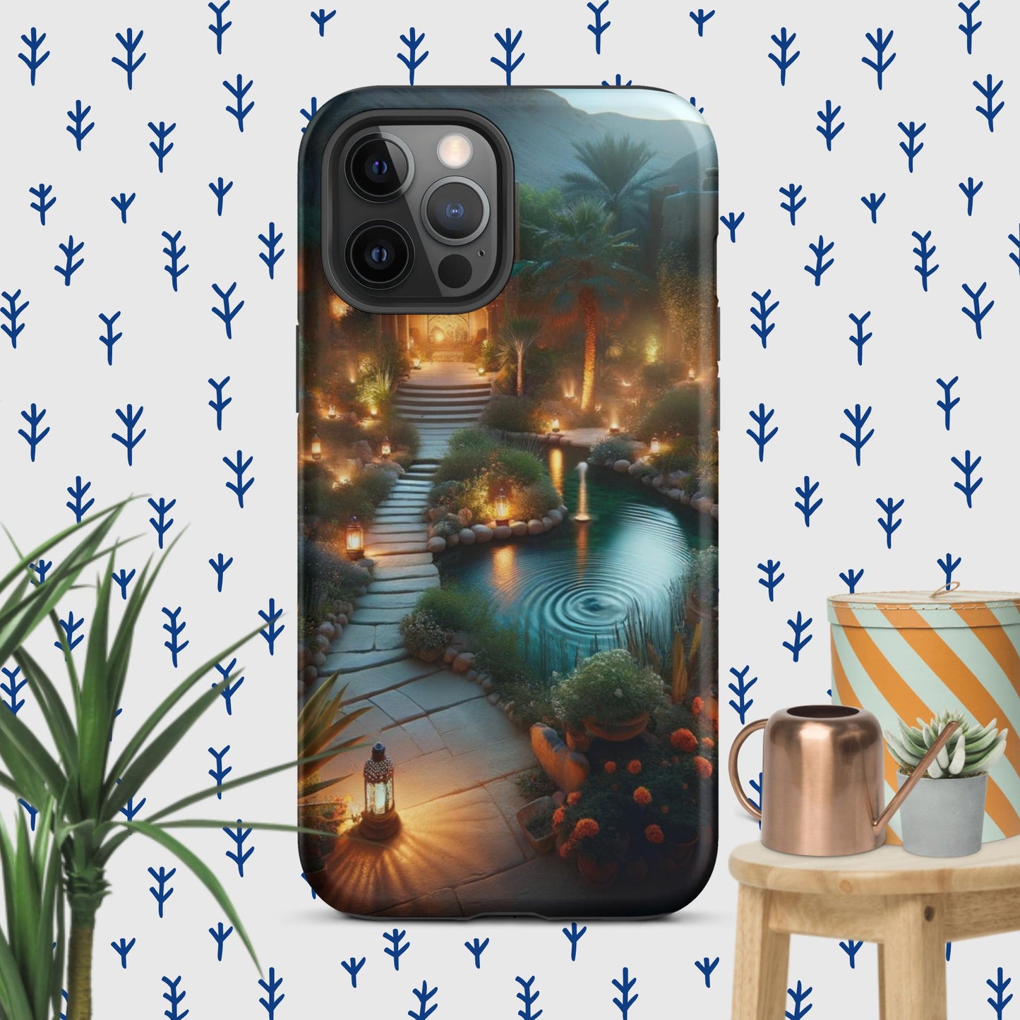 The Hologram Hook Up Matte / iPhone 12 Pro Max Peaceful Tranquility Tough Case for iPhone®