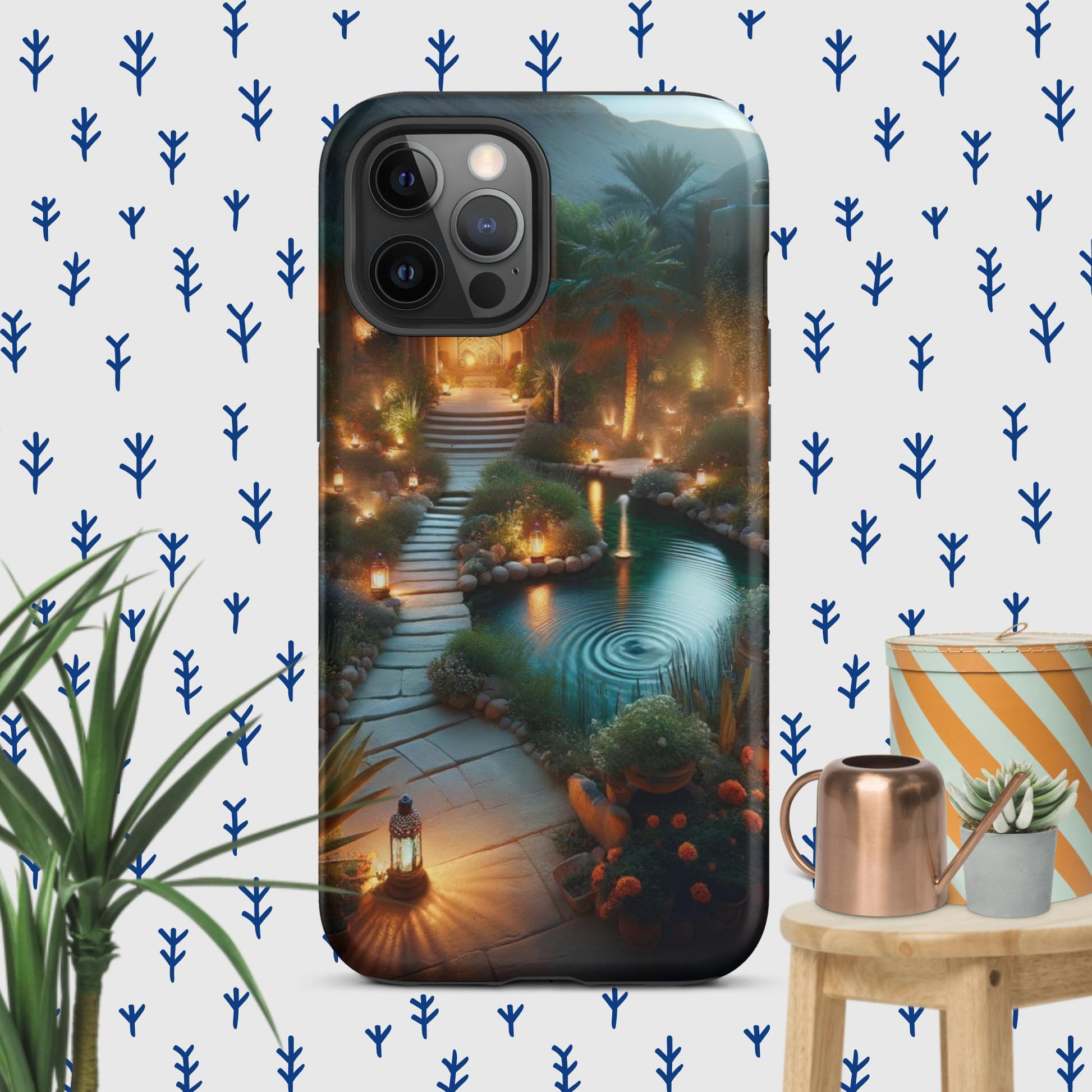 The Hologram Hook Up Matte / iPhone 12 Pro Max Peaceful Tranquility Tough Case for iPhone®