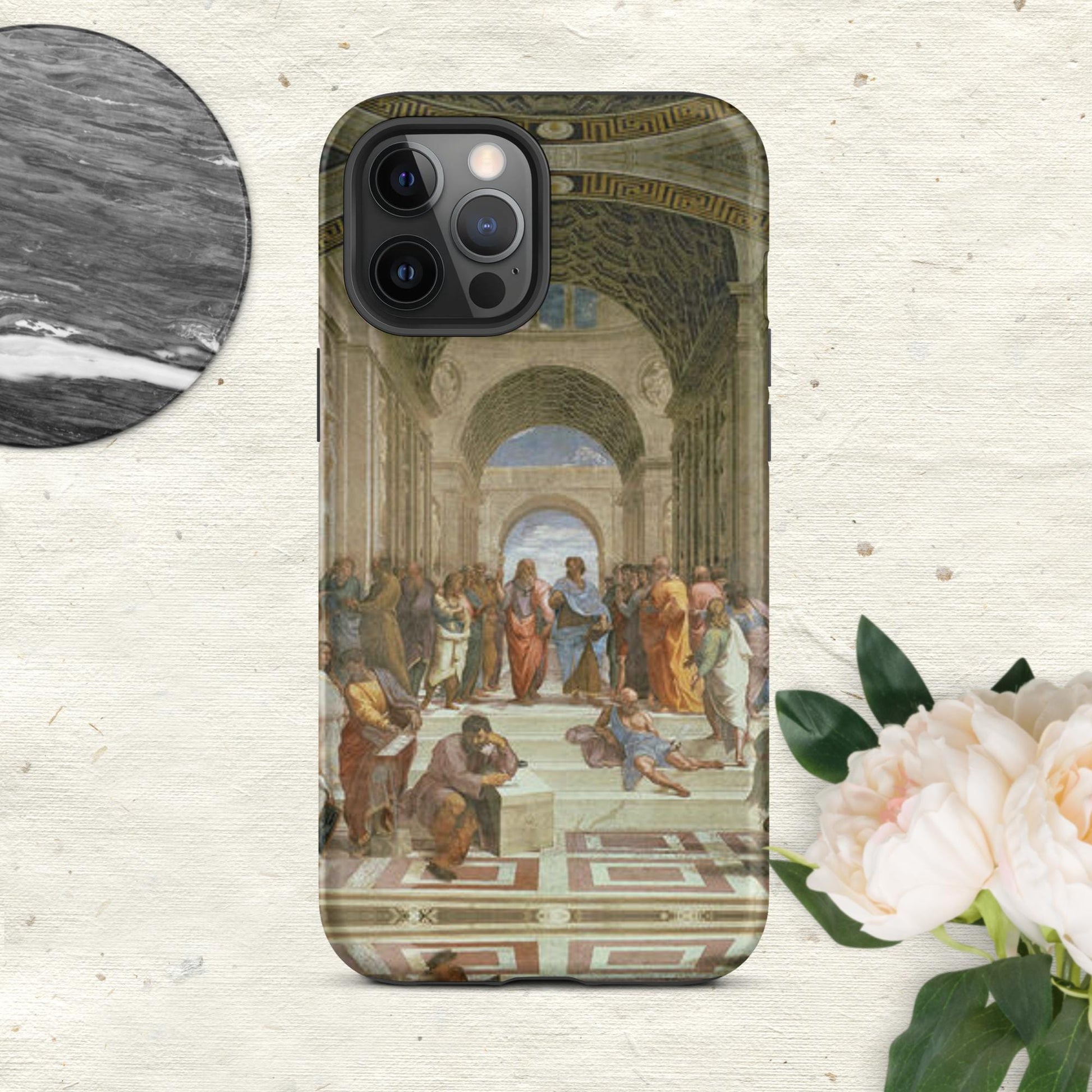 The Hologram Hook Up Matte / iPhone 12 Pro Max Reflections of Athens Tough Case for iPhone®
