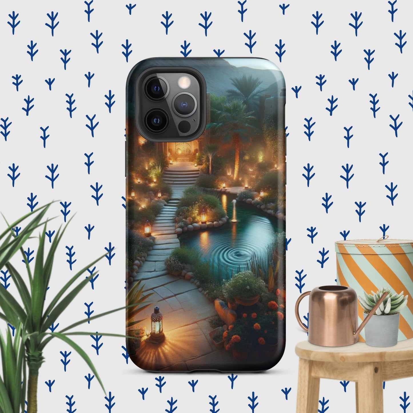 The Hologram Hook Up Matte / iPhone 12 Pro Peaceful Tranquility Tough Case for iPhone®