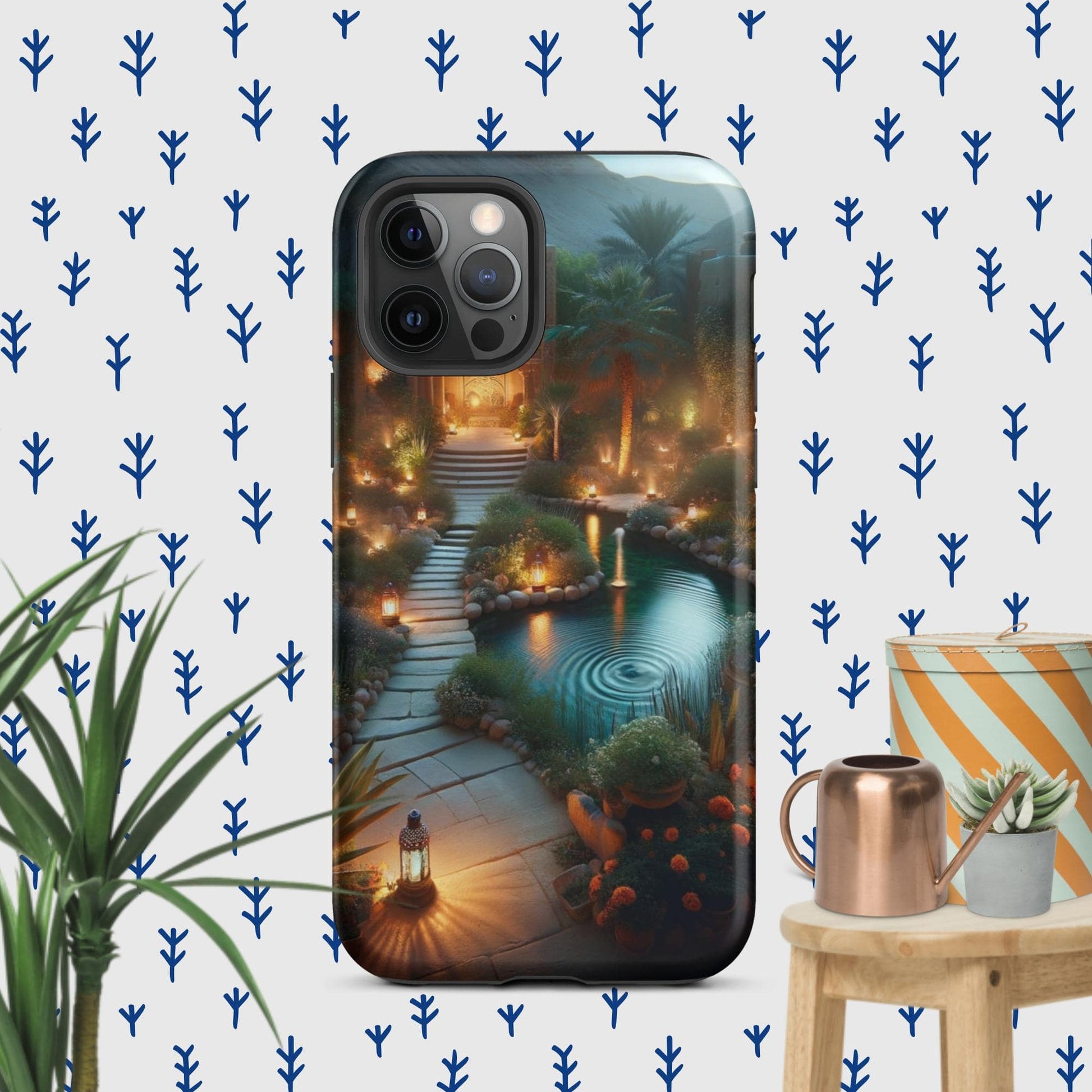 The Hologram Hook Up Matte / iPhone 12 Pro Peaceful Tranquility Tough Case for iPhone®