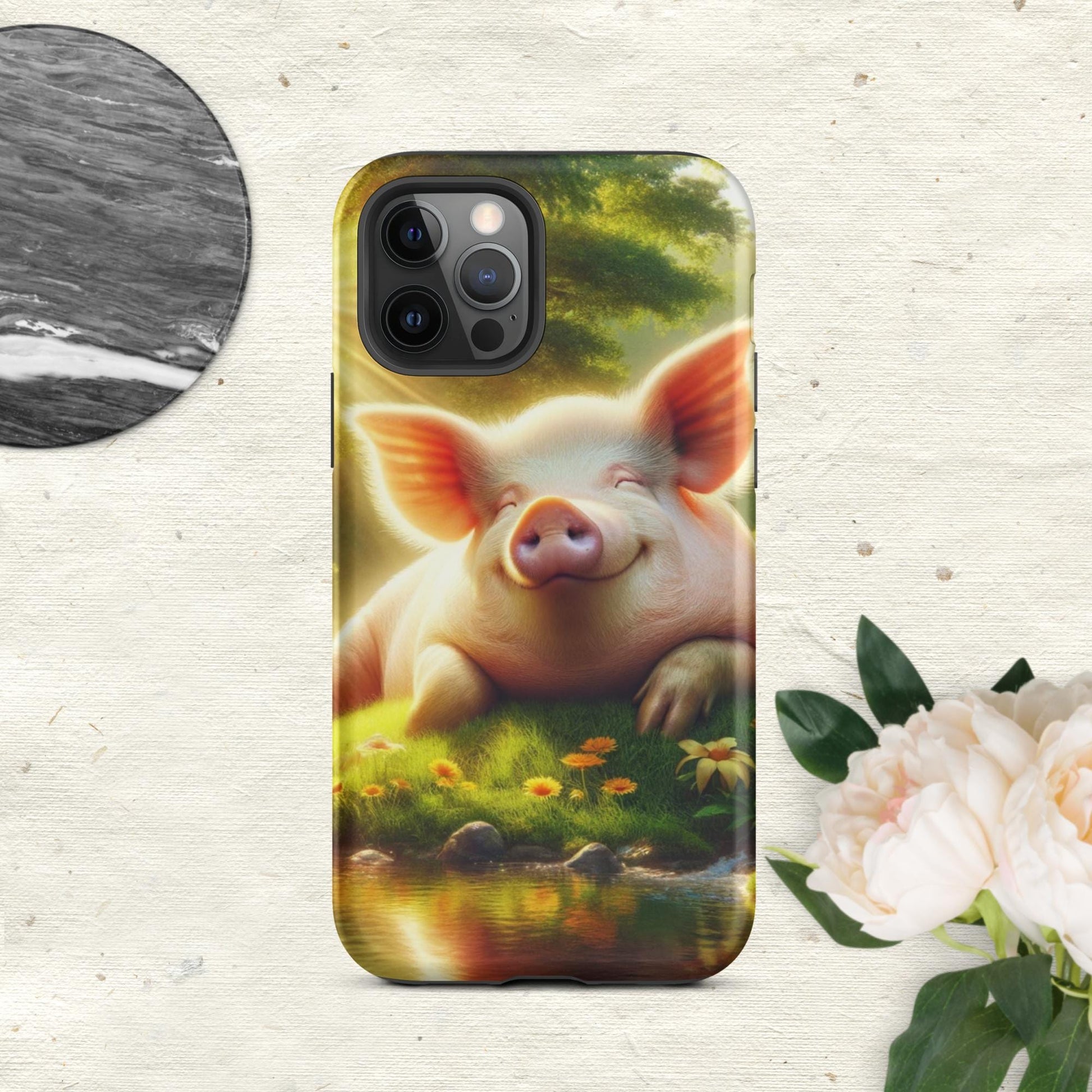 The Hologram Hook Up Matte / iPhone 12 Pro Pig Tough Case for iPhone®
