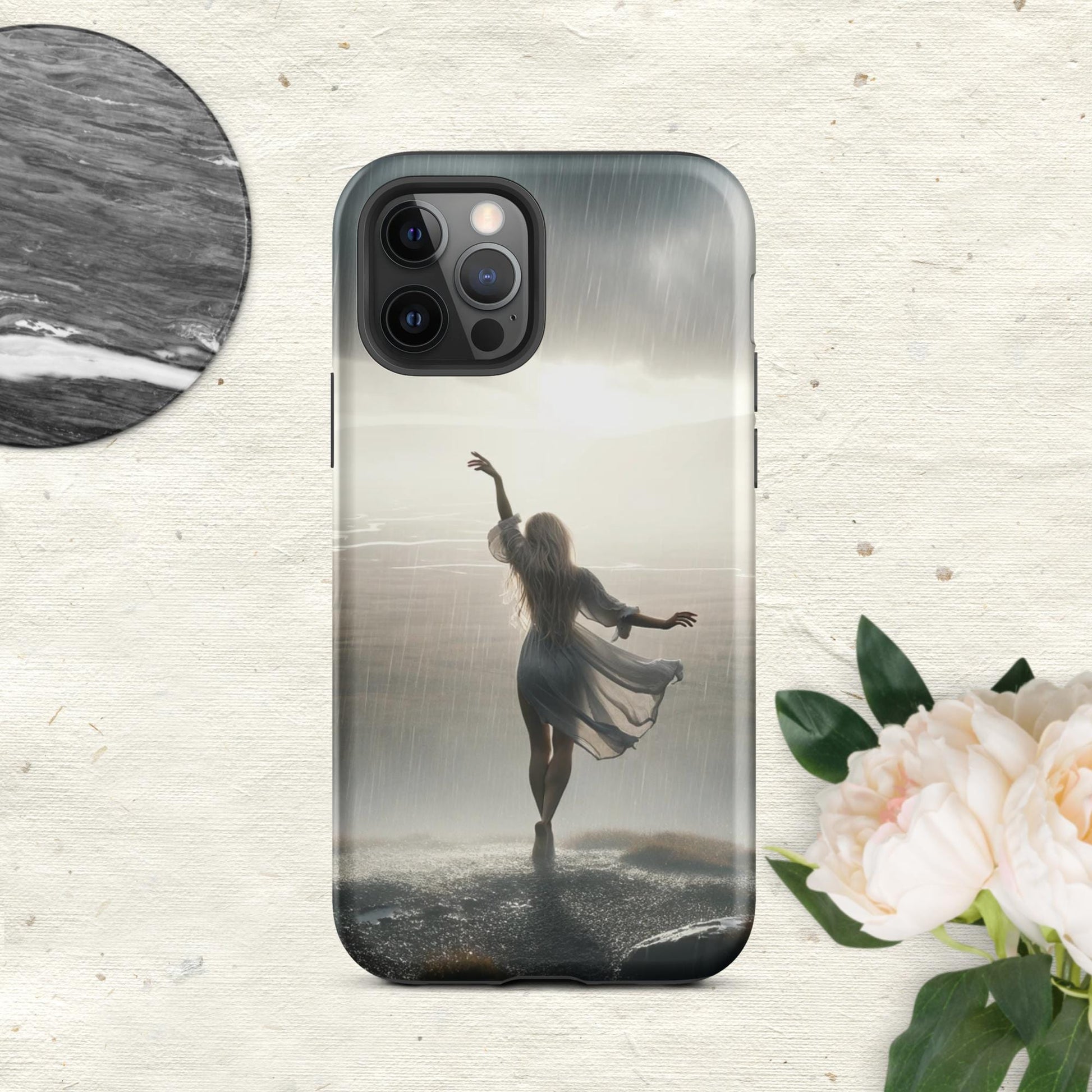 The Hologram Hook Up Matte / iPhone 12 Pro Rain Blessing Tough Case for iPhone®
