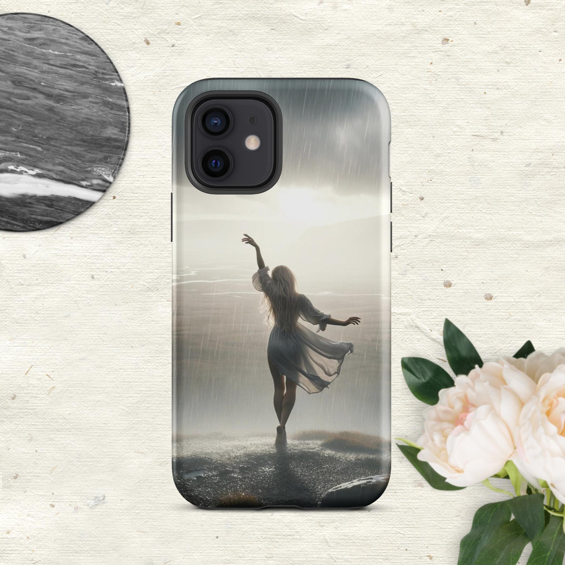The Hologram Hook Up Matte / iPhone 12 Rain Blessing Tough Case for iPhone®
