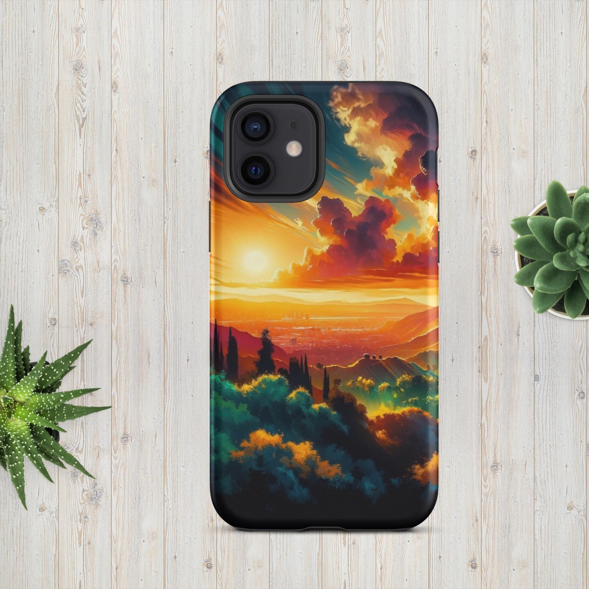 The Hologram Hook Up Matte / iPhone 12 Sun Hills Tough Case for iPhone®