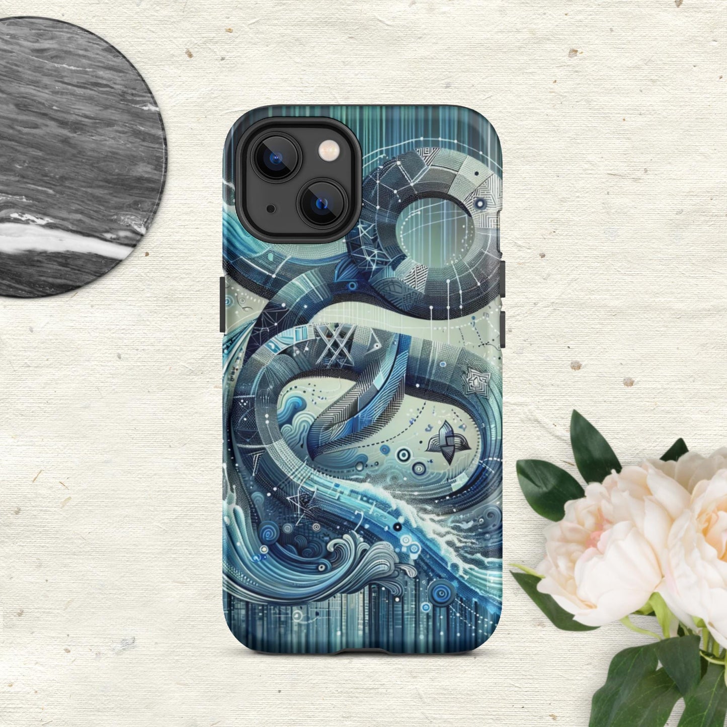 The Hologram Hook Up Matte / iPhone 13 Aquarius Tough Case for iPhone®
