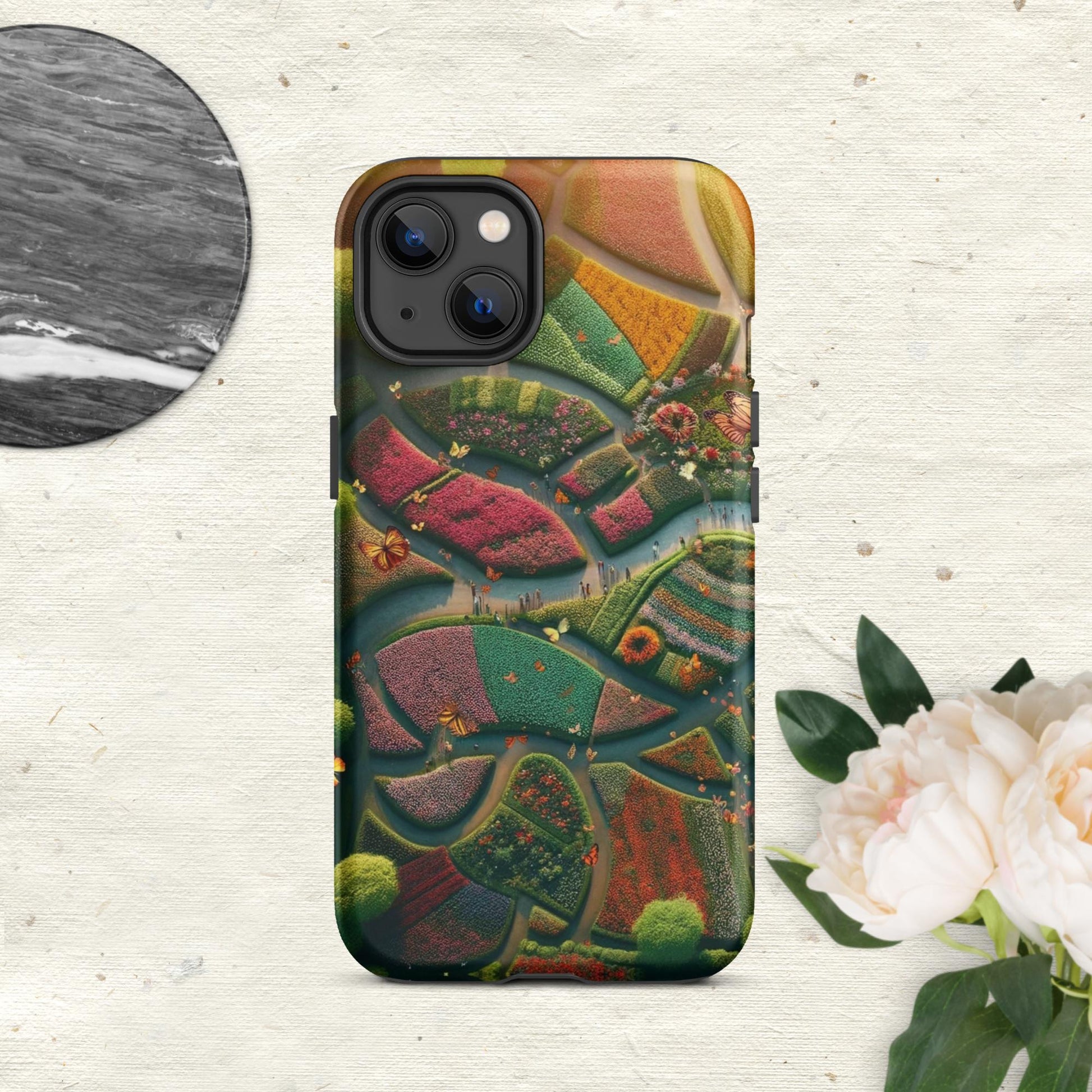 The Hologram Hook Up Matte / iPhone 13 Butterfly Landia Tough Case for iPhone®