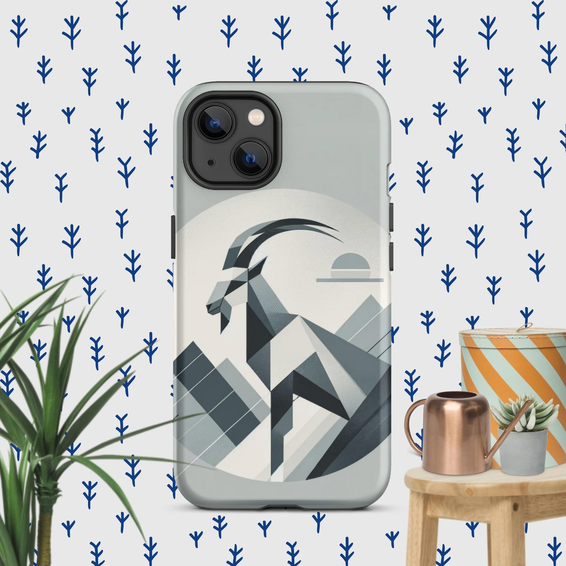 The Hologram Hook Up Matte / iPhone 13 Goat Icon Tough Case for iPhone®